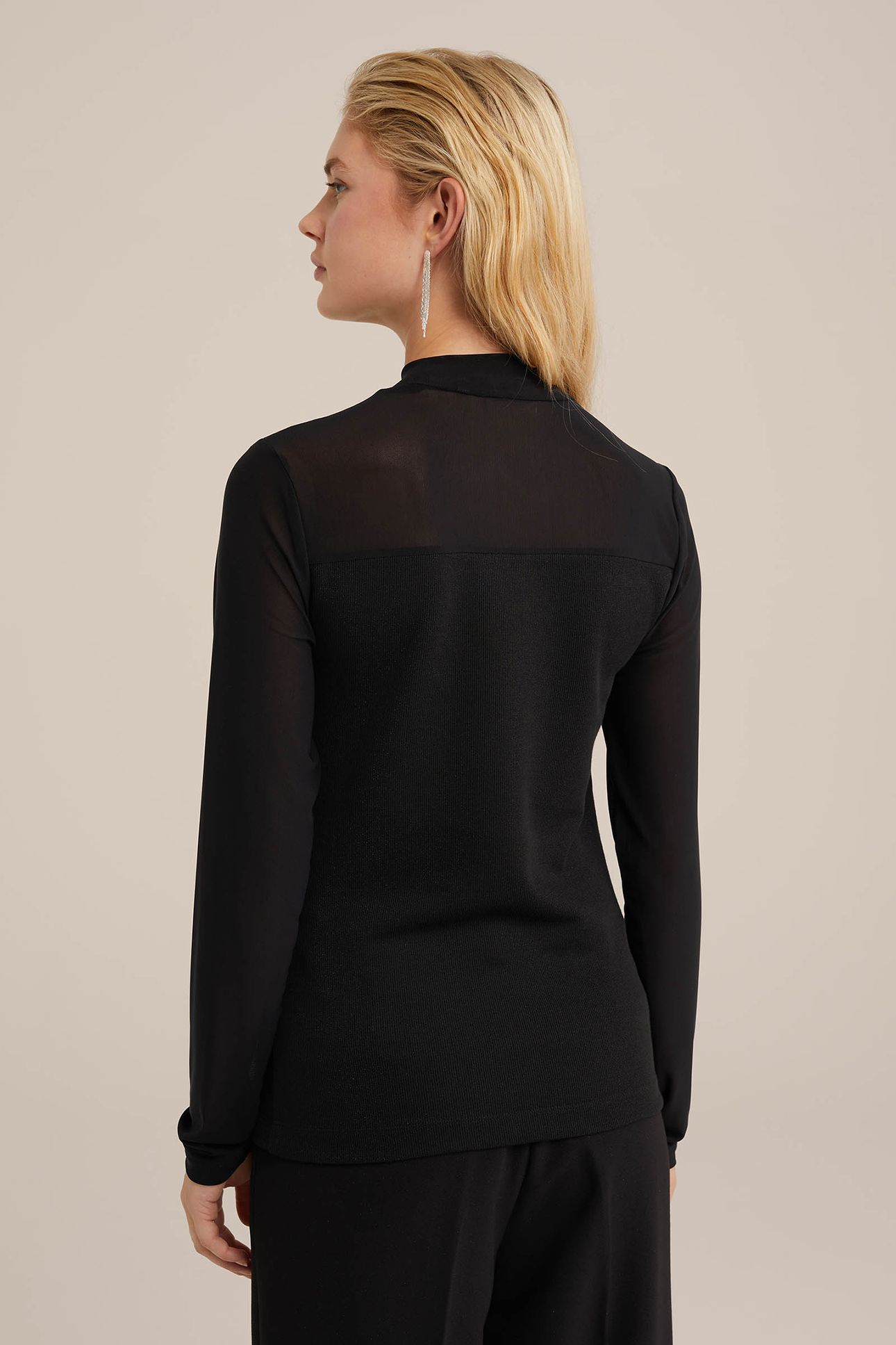 KNITTED PULLOVER BLACK 2