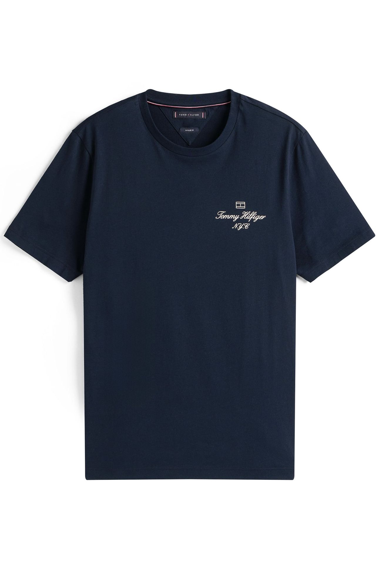 OUTLINE FLAG SCRIPT TEE REG FIT DESERT SKY BLUE 4