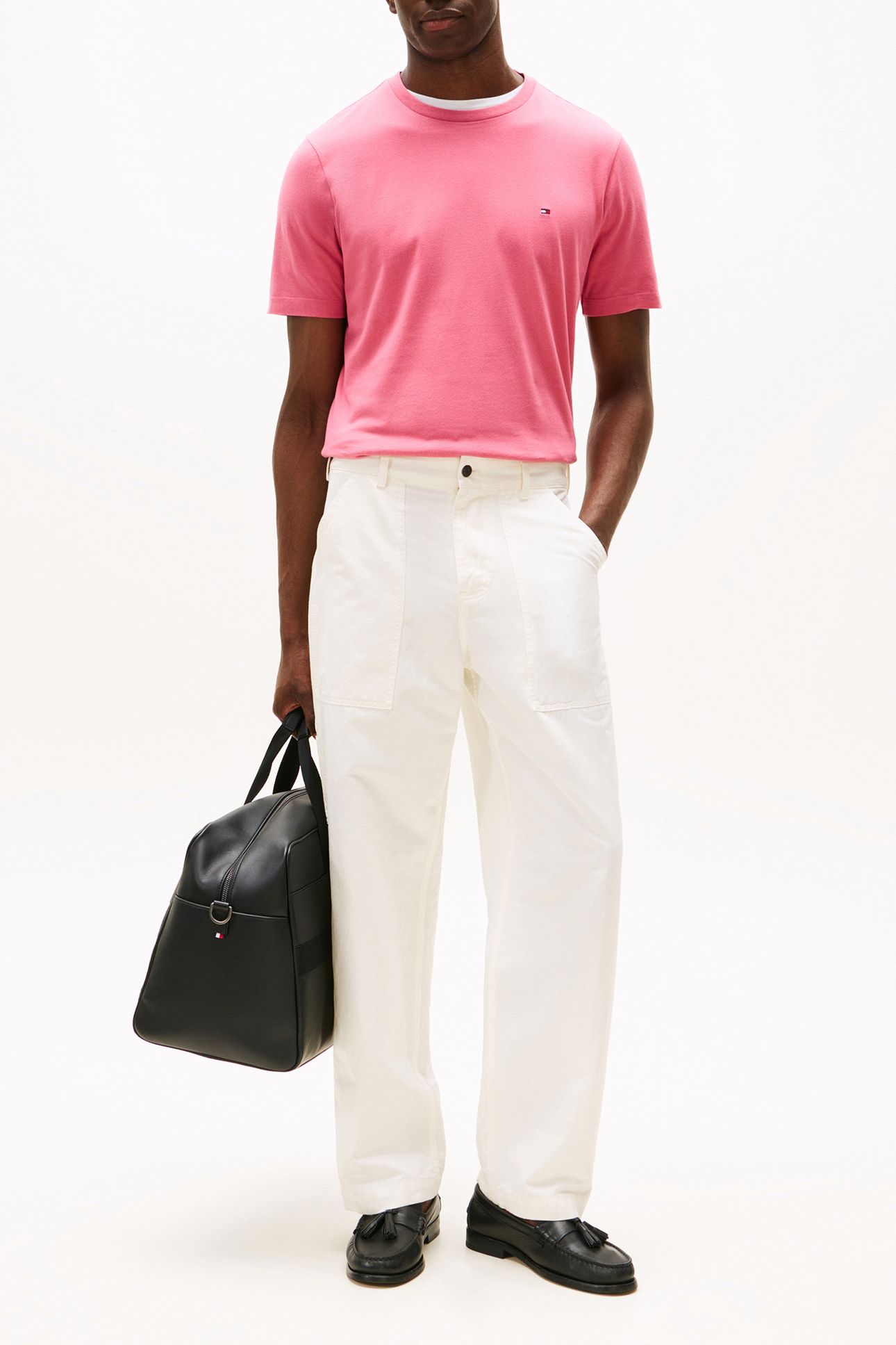 ESS SEASONAL REG FIT T-SHIRT, LIGHT PINK 2