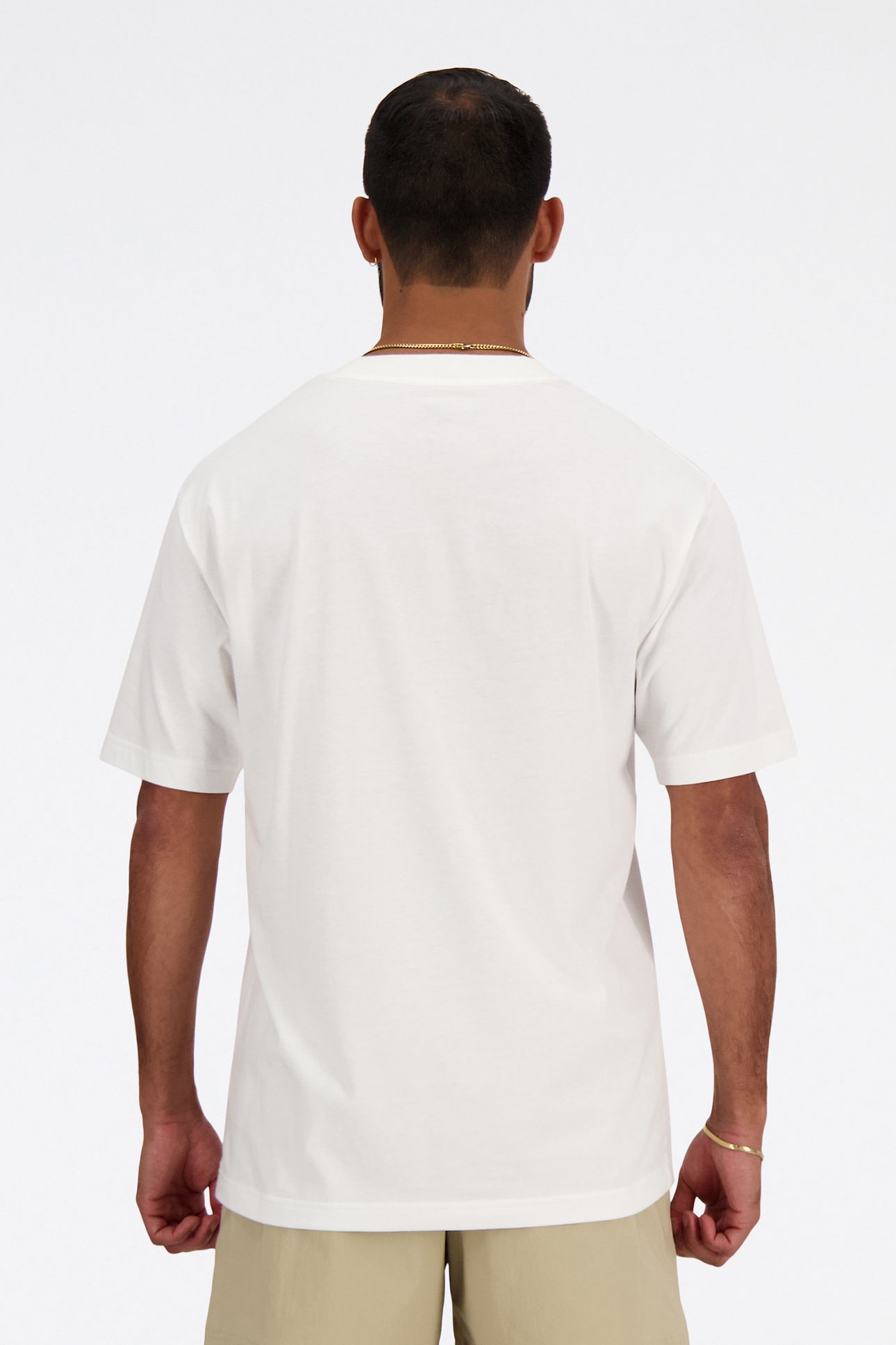 ATHLETICS COTTON T-SHIRT IN WHITE 2