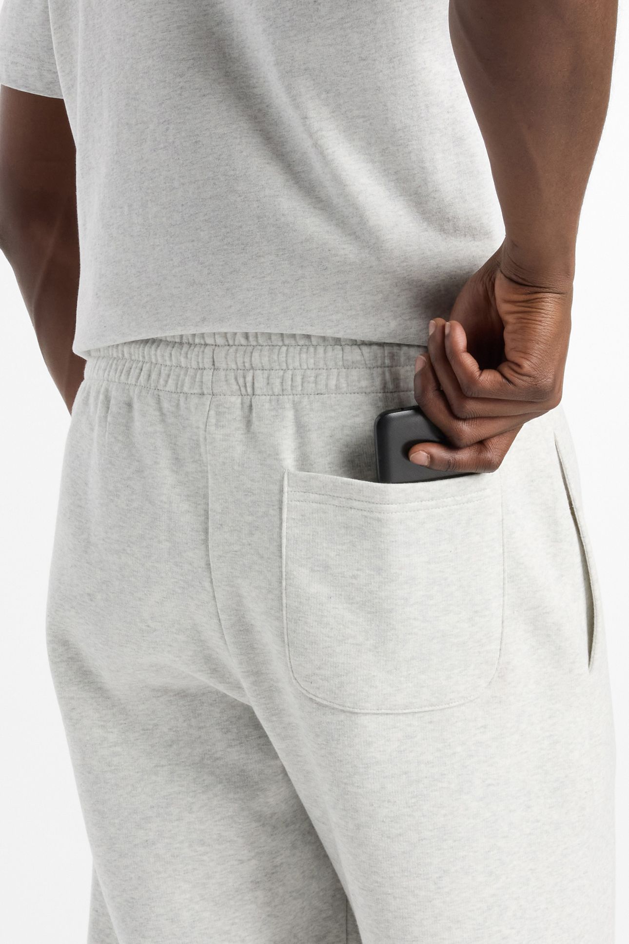 STRAIGHT LEG SWEATPANTS IN GREY 7