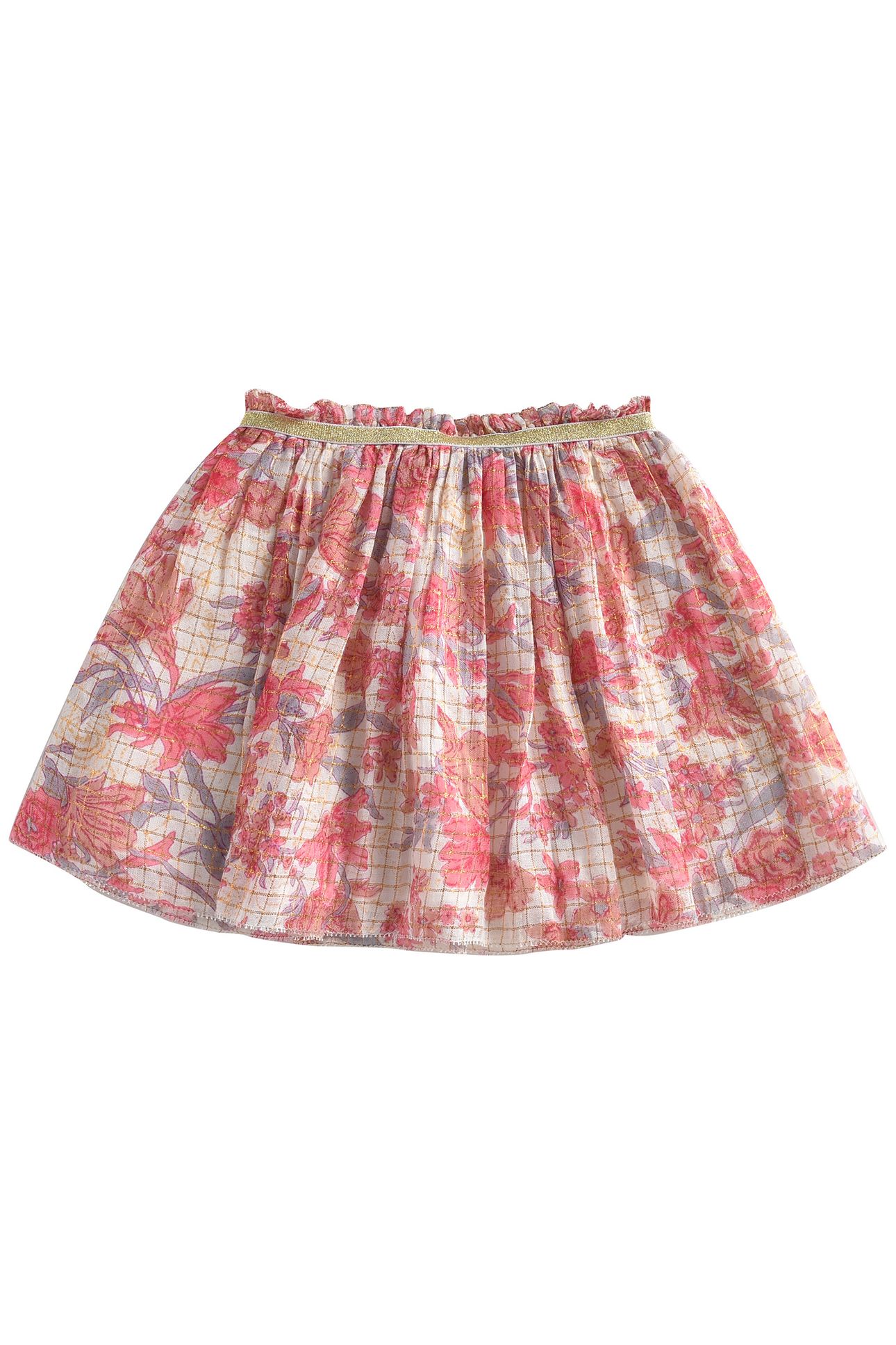 SKIRT SALINA PINK FLOWERS 3