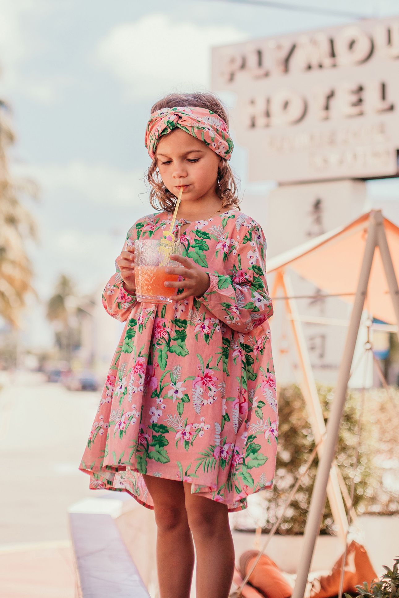DRESS FELIZITA SIENNA FLAMINGO 1