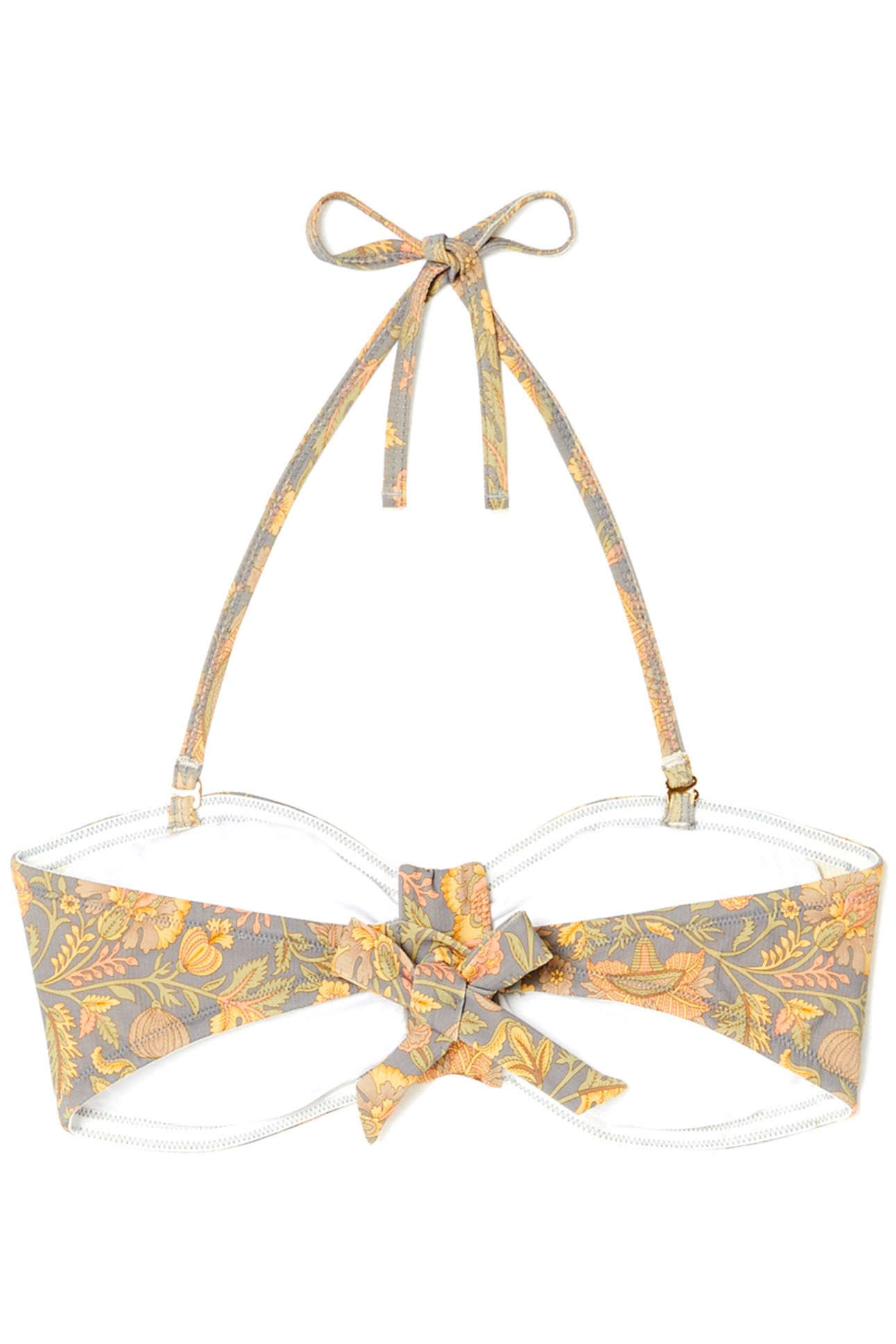 BIKINI TOP WALNUT CALIFORNIA FLOWERS 5