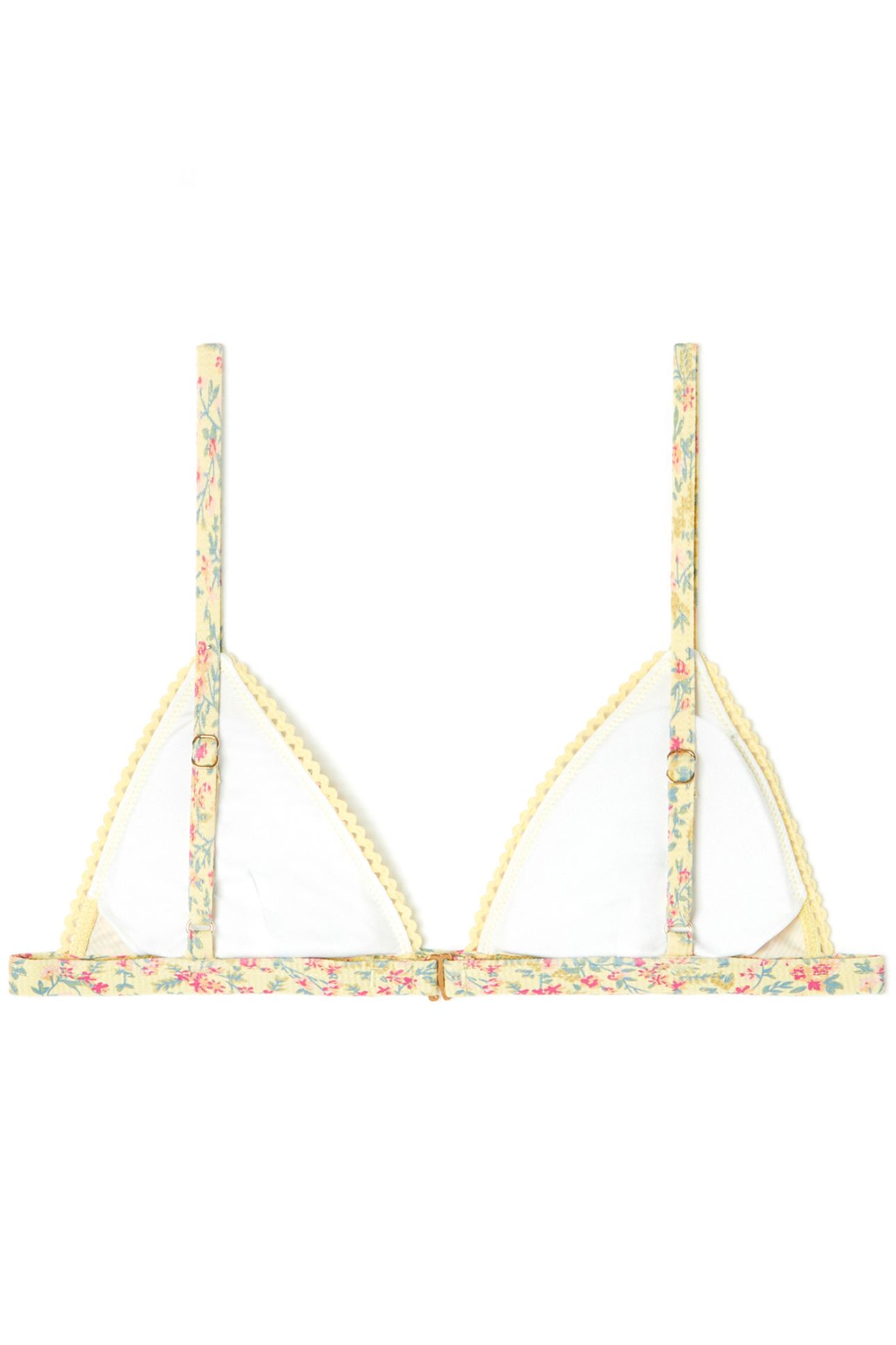 BIKINI TOP VASALIA YELLOW SPRING FLOWER 6