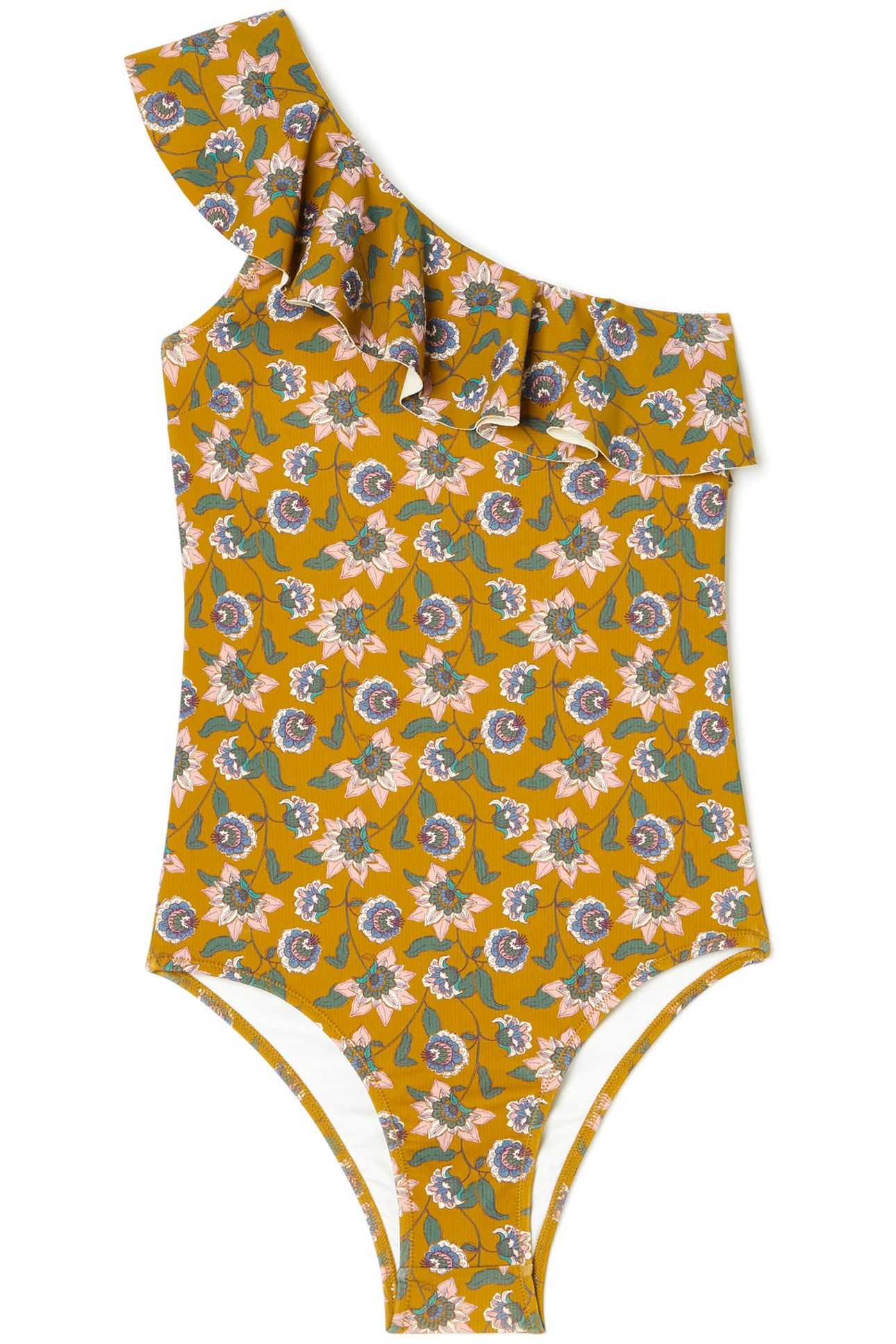 BATHING SUIT COPACABANA CINNAMON FLOWERS 1