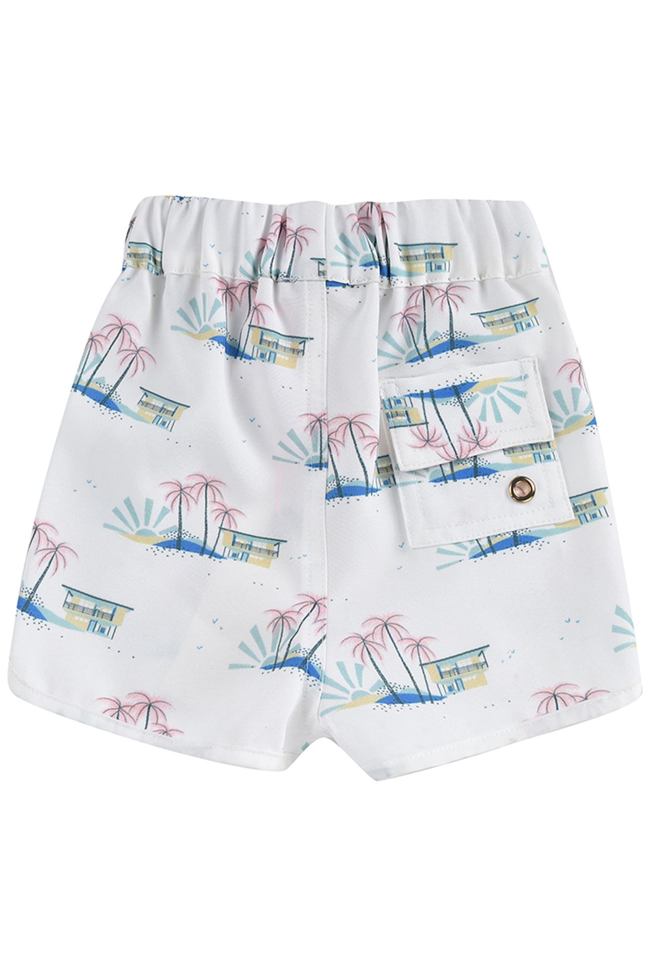 SWIM SHORTS ADERI OFF-WHITE HAWAII 2