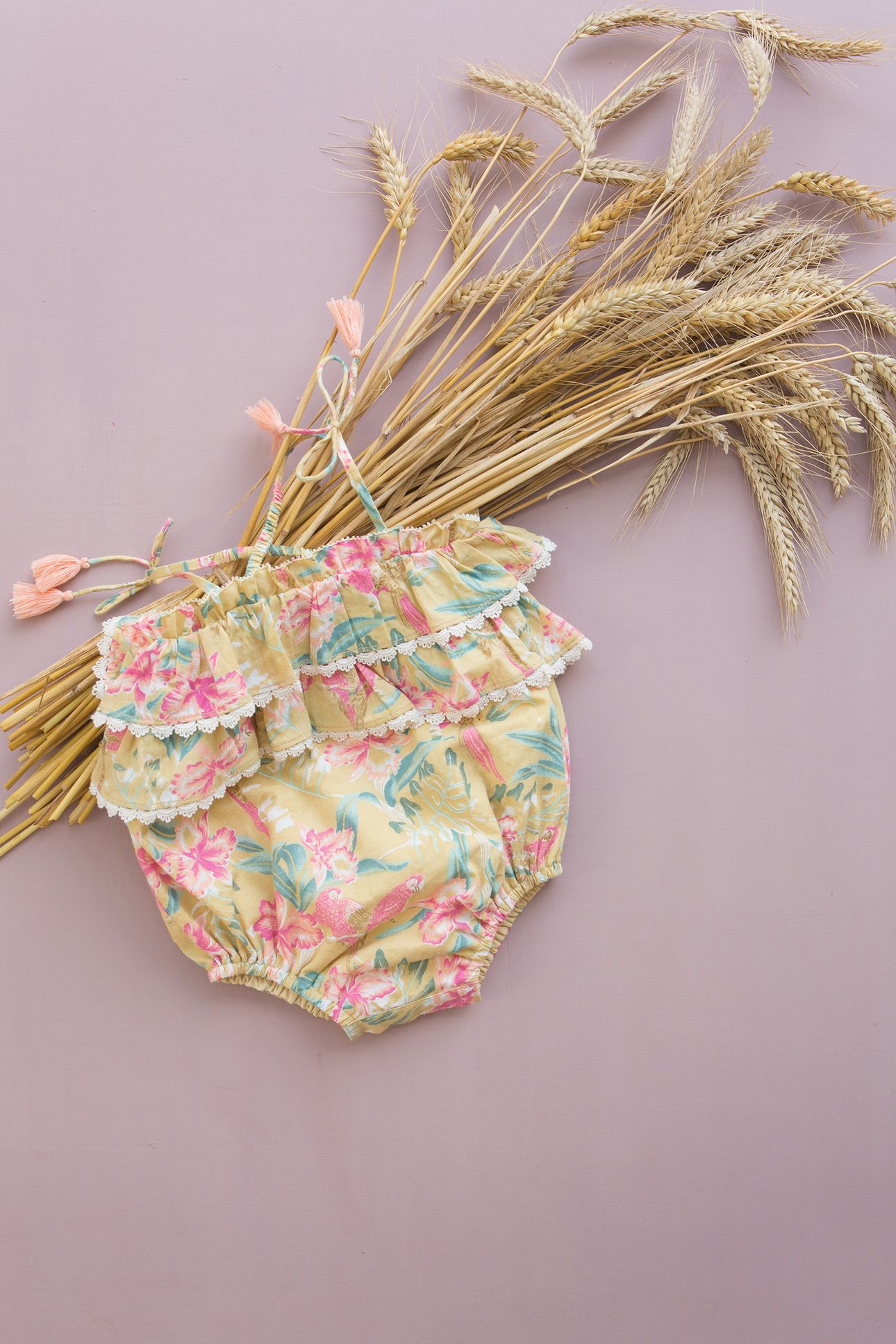 ROMPERS KUMAL SOFT HONEY PARROTS 6