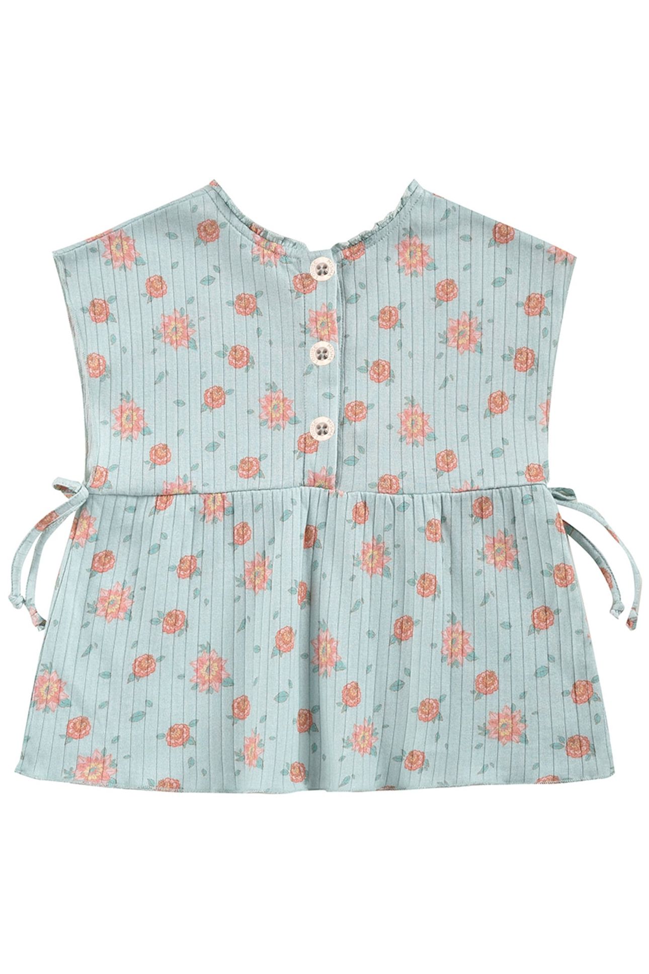 TOP ANGIKA VINTAGE BLUE FLOWERS 2