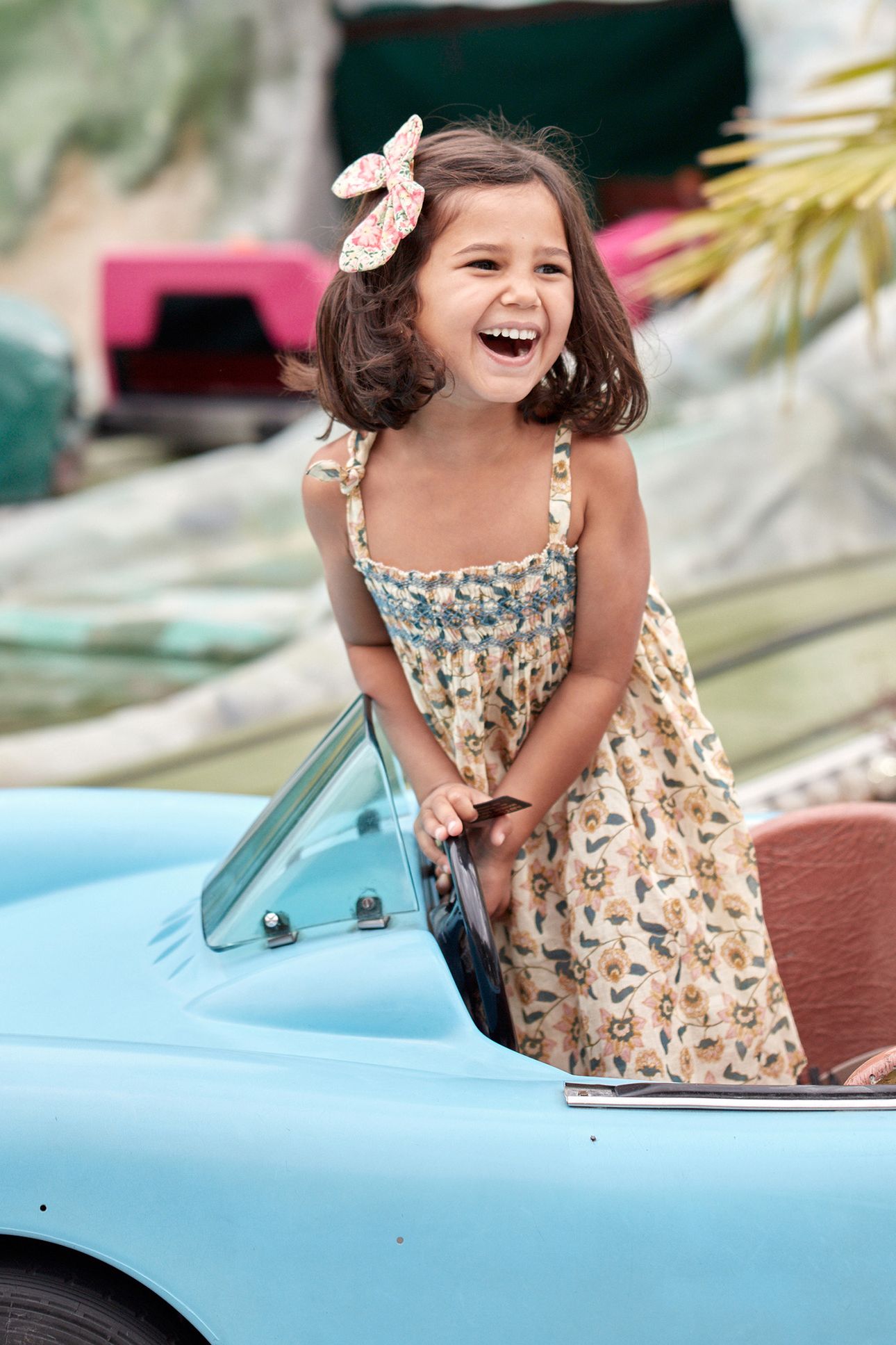 DRESS MARCELINE CREAM FLOWERS 10
