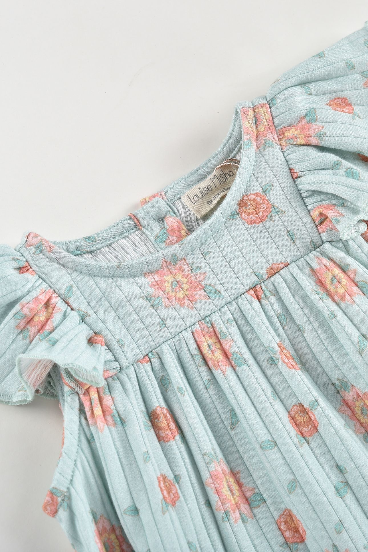 DRESS AMITA VINTAGE BLUE FLOWERS 6