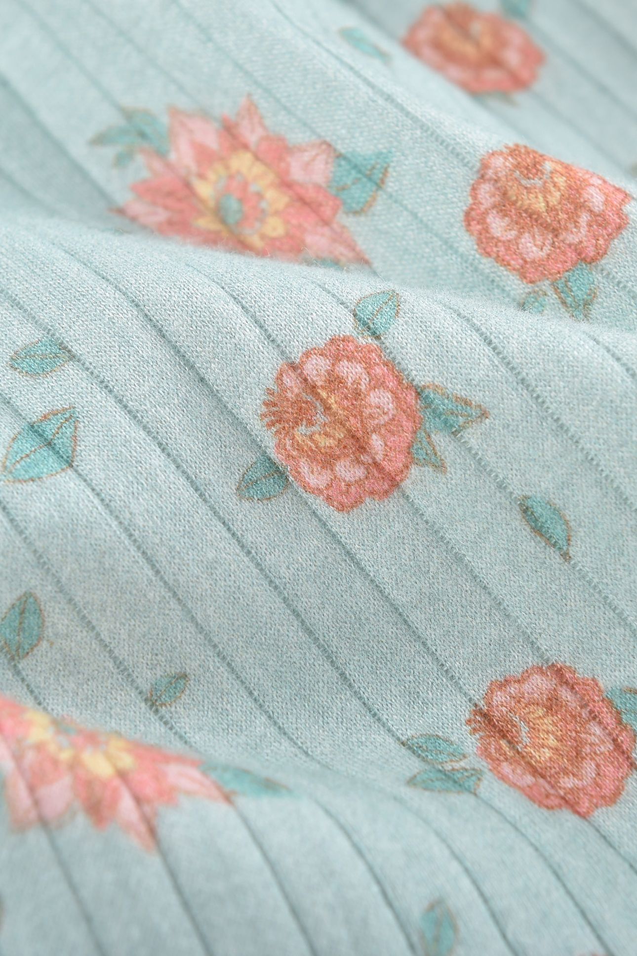 DRESS AMITA VINTAGE BLUE FLOWERS 9