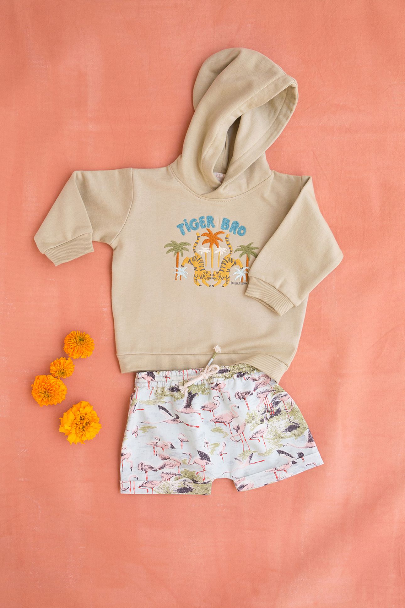SHORTS ALIKI ACQUA DARJ FLAMINGO 5