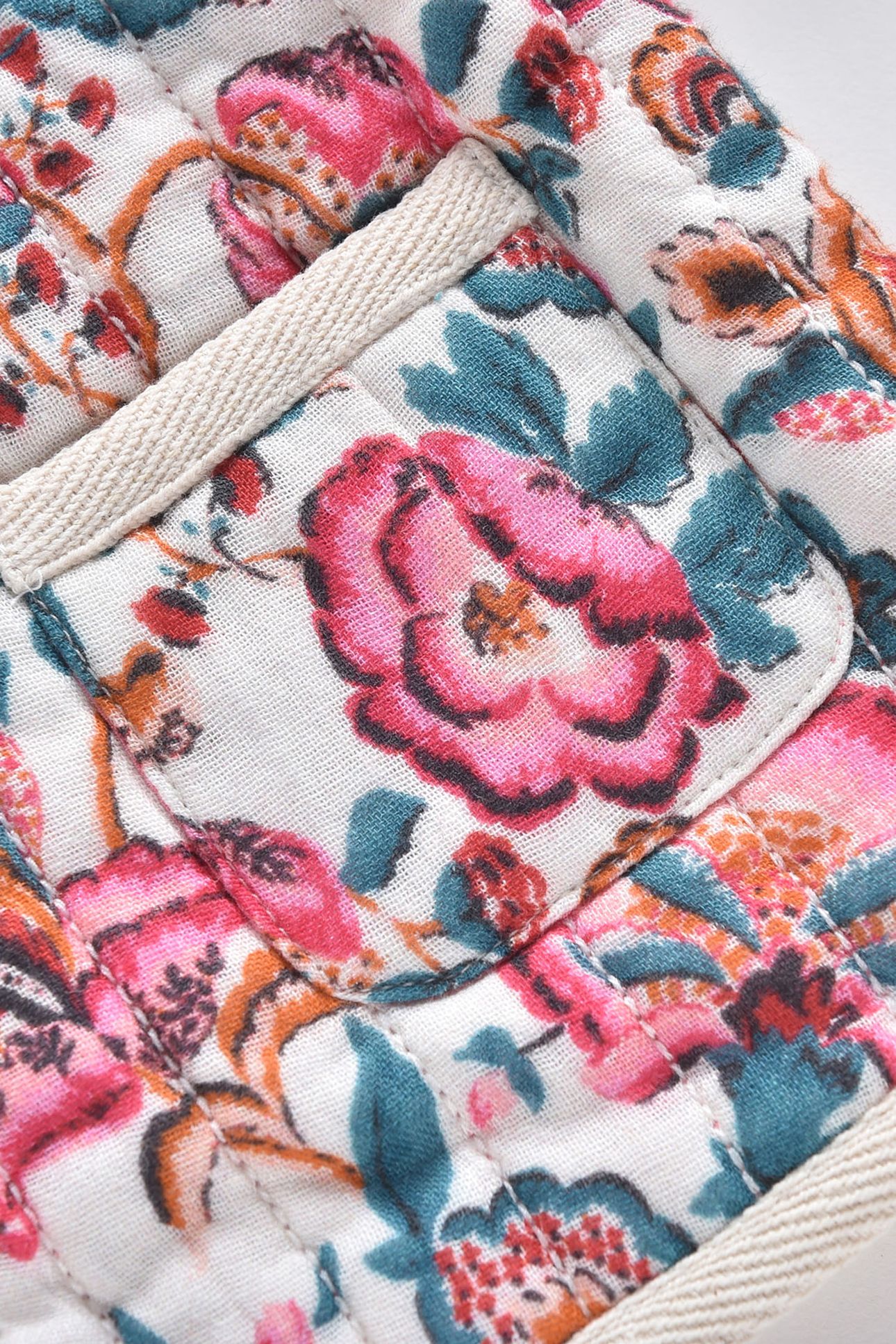JACKET TELIANI CREAM INDIAN FLOWERS 8