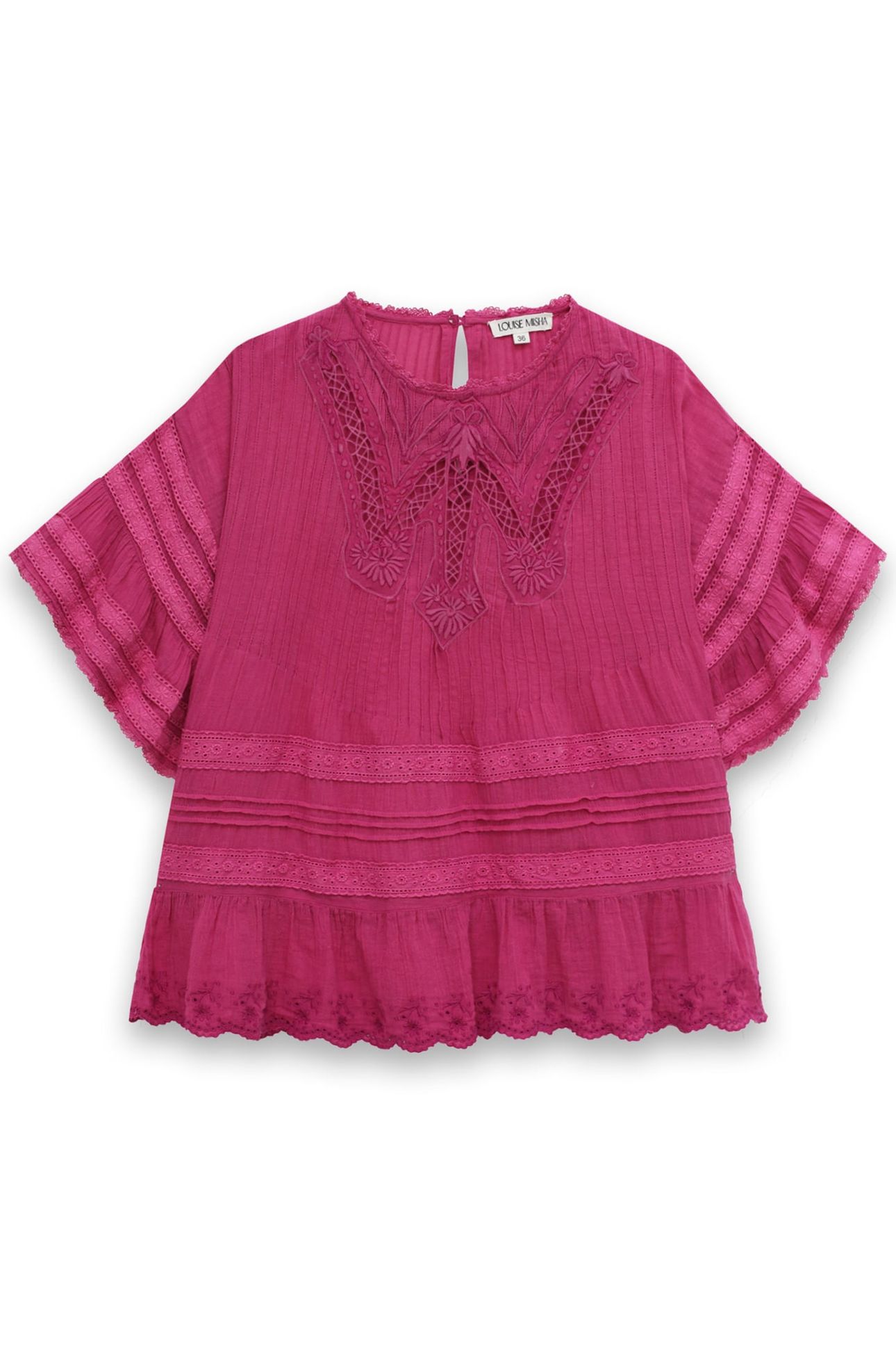BLOUSE ALYANA FUSHIA 1