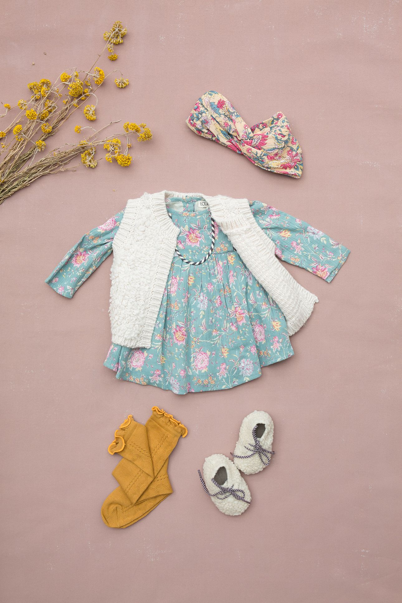 DRESS ROULOTTA BLUE ROSA DAMASCENA 2