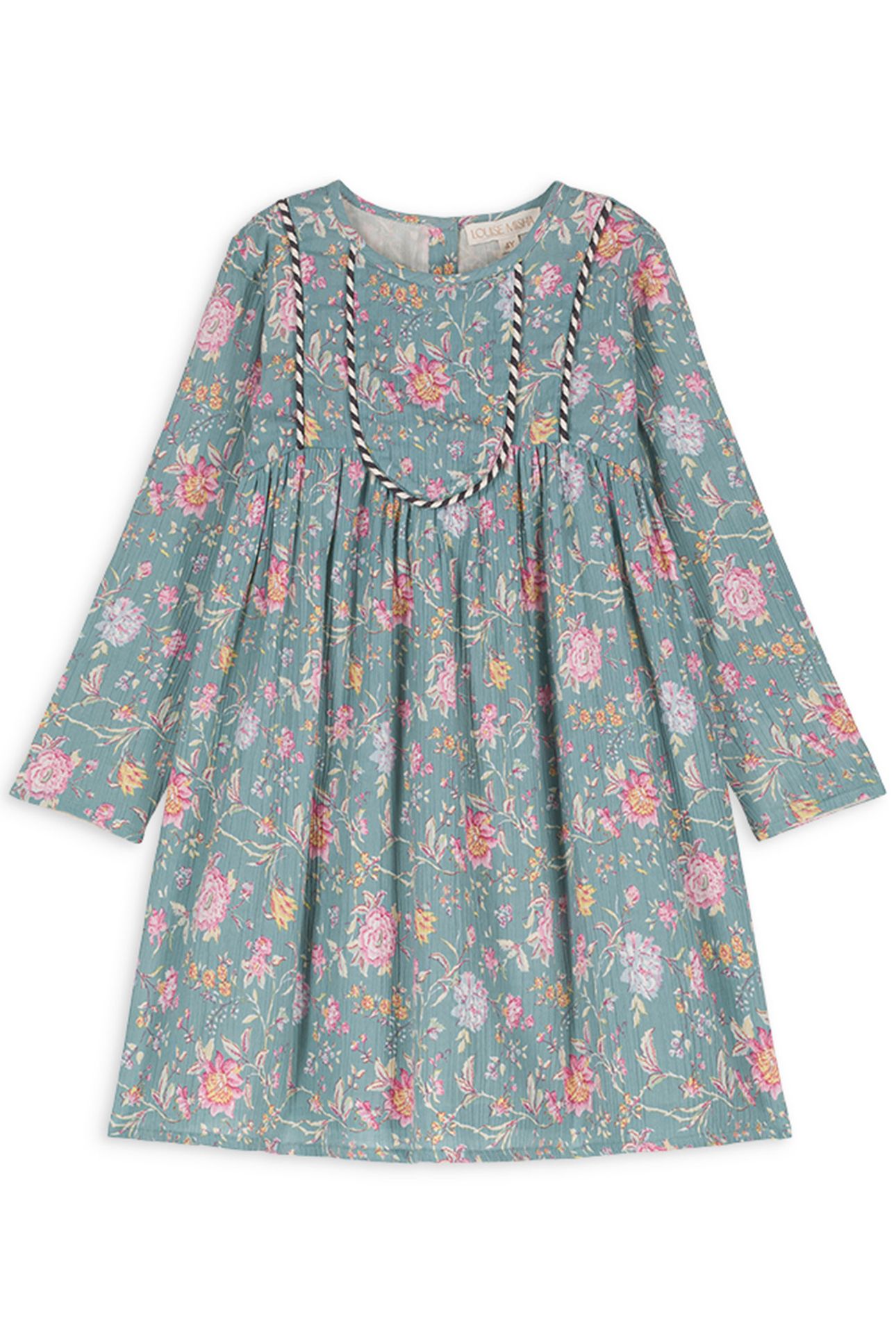 DRESS ROULOTTA BLUE ROSA DAMASCENA 1