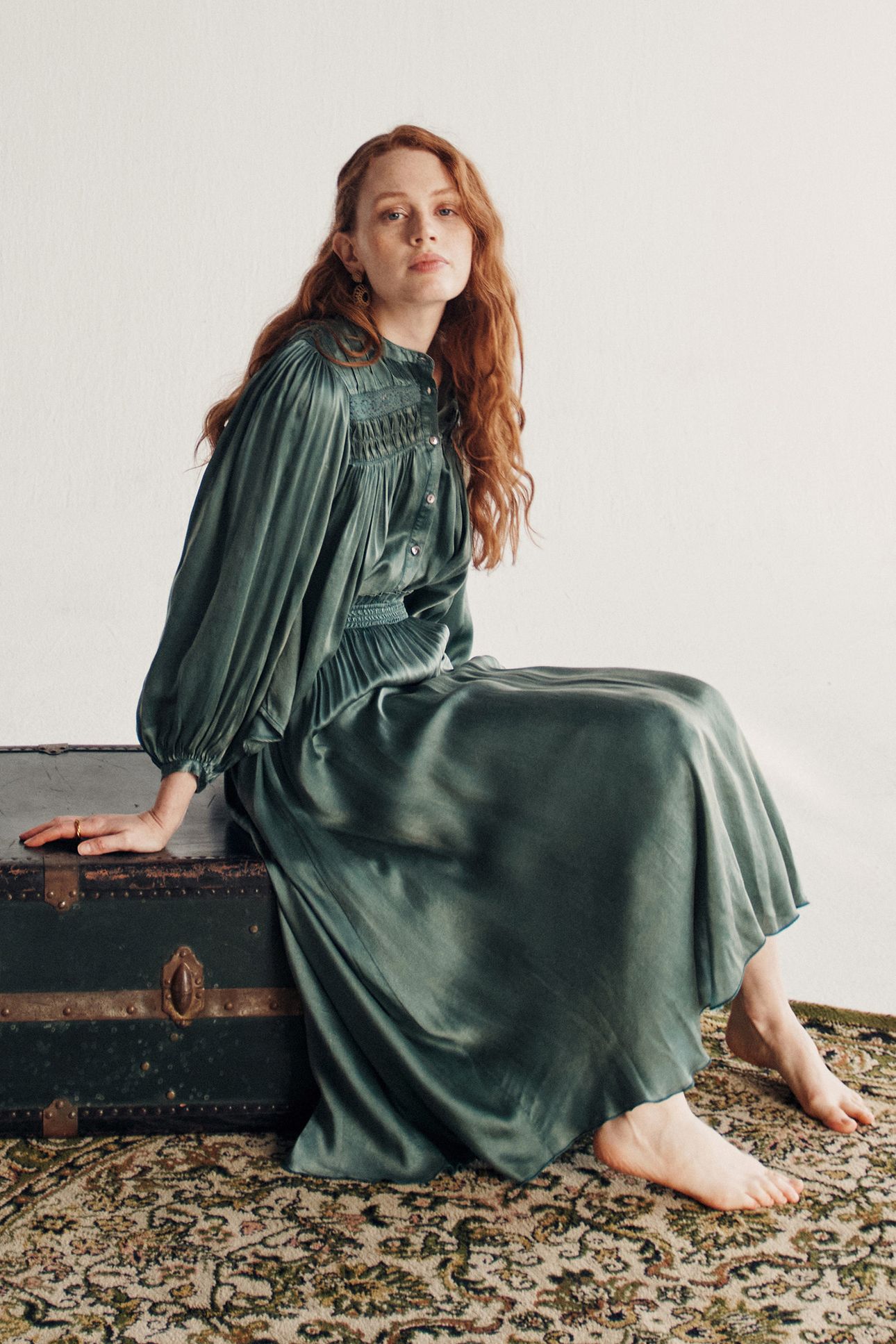 SKIRT IRIELLE FOREST GREEN 3