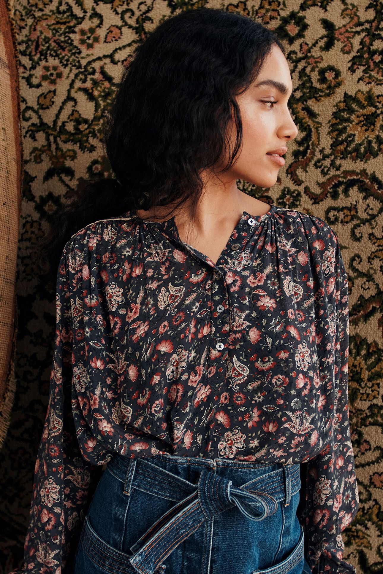 BLOUSE JULIAN MID FLOWER FIELDS 3