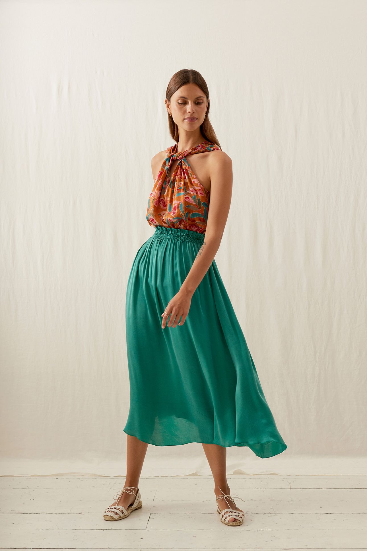 SKIRT IRIELLE PEACOCK 1