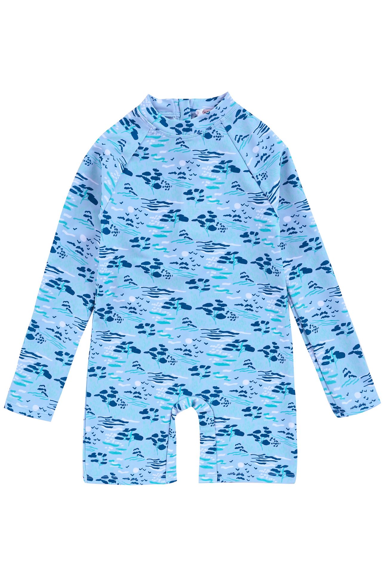 BATHING JUMPSUITS AMRIT BLUE PASTORAL FIELDS 3