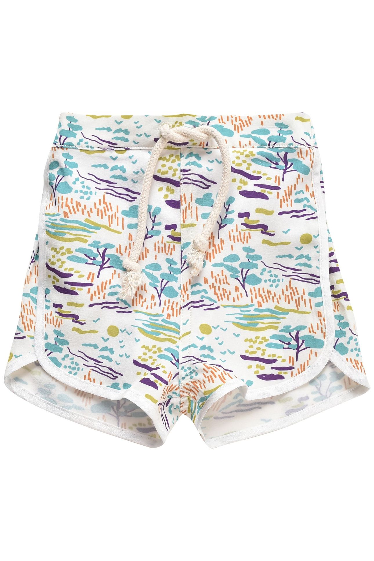 SWIM SHORTS ADERI CREAM PAST FIELDS 1