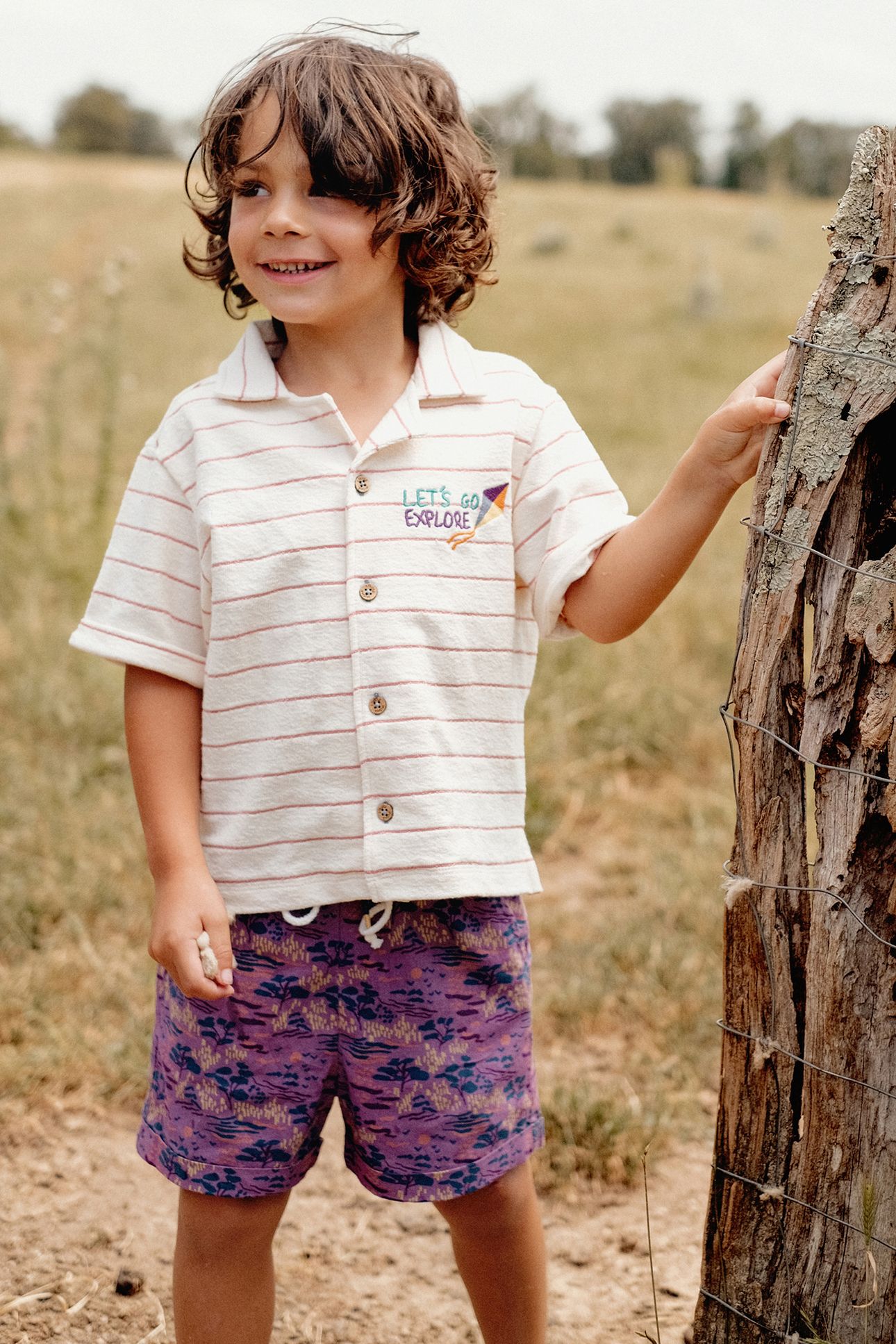SHIRT ALOV CREAM - SUNSET 1