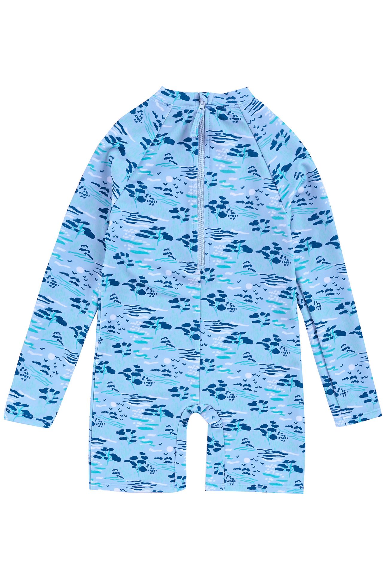 BATHING JUMPSUITS AMRIT BLUE PASTORAL FIELDS 4