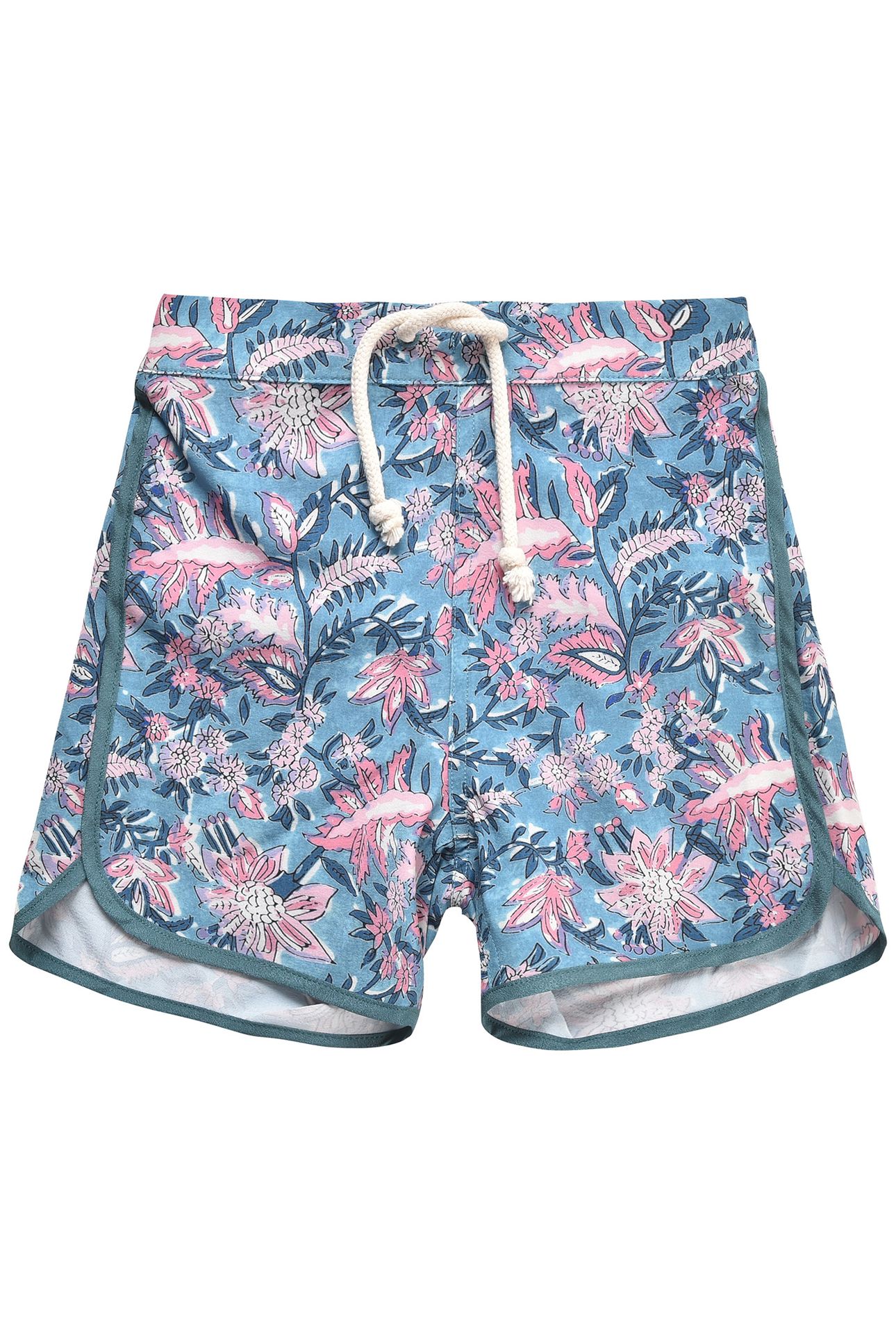 SWIM SHORTS ADERI TEAL GARDEN OF EDEN 1