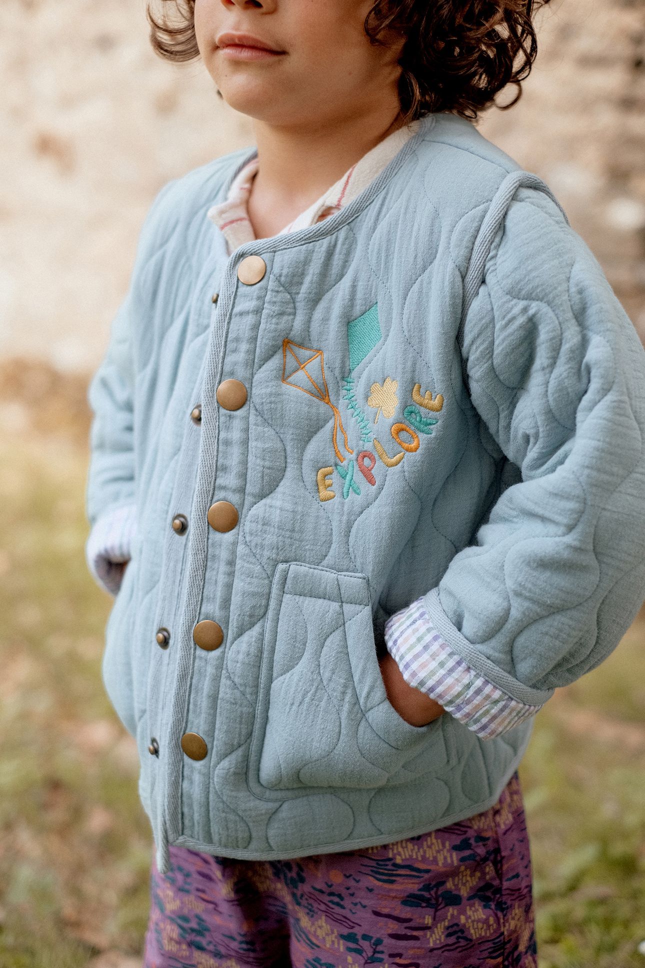 JACKET BEZIA STONE BLUE 5