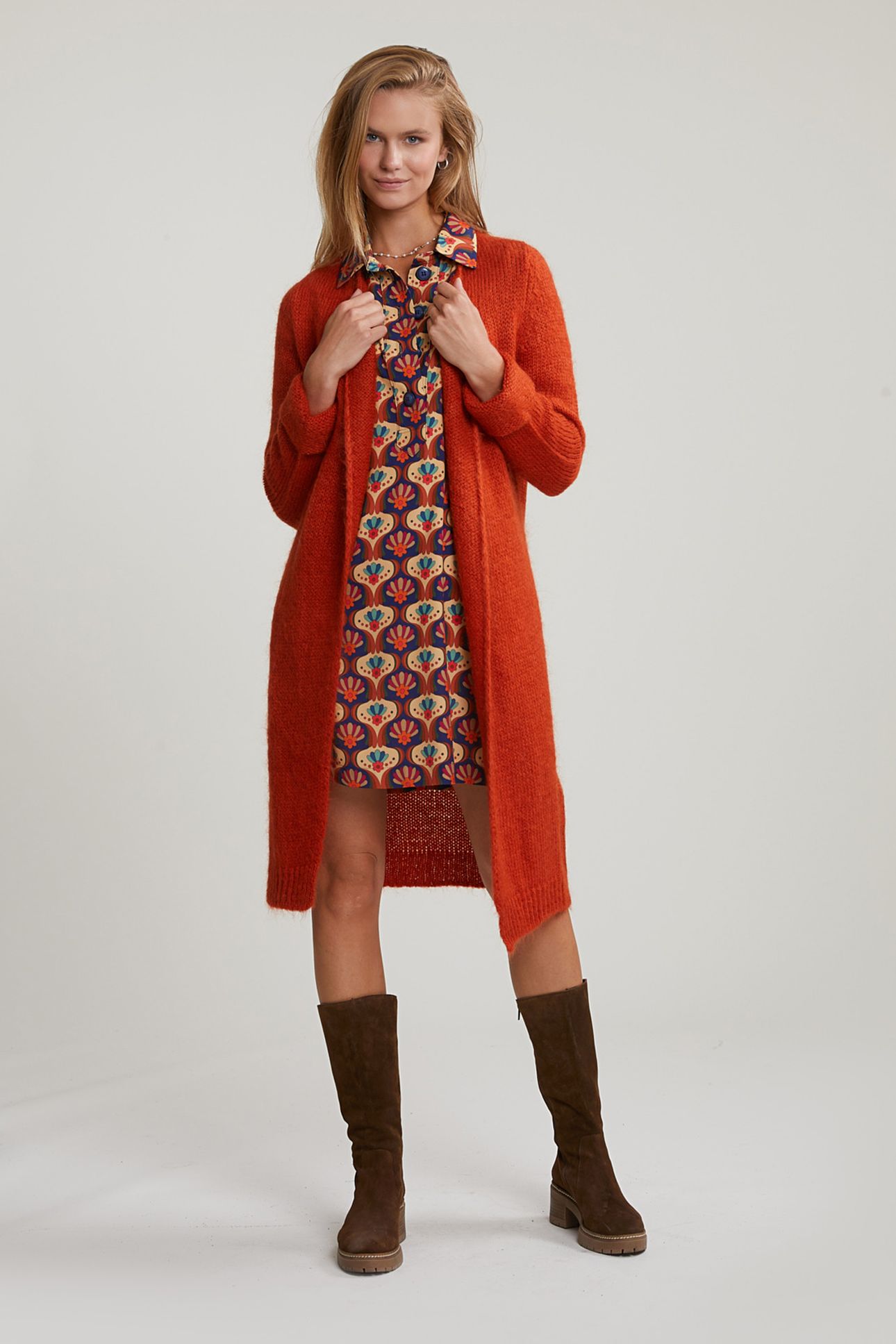 MULTI FANTASY DRESS 3/4 SLEEVES 4