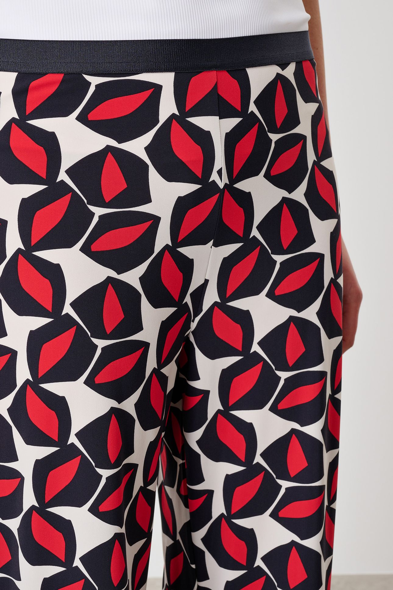 PRINTED ENID PANTS INK BLUE 3