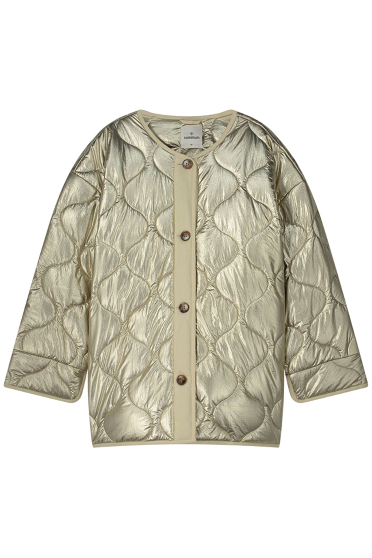 JACKET QUILTED METALLIC DUNE 2