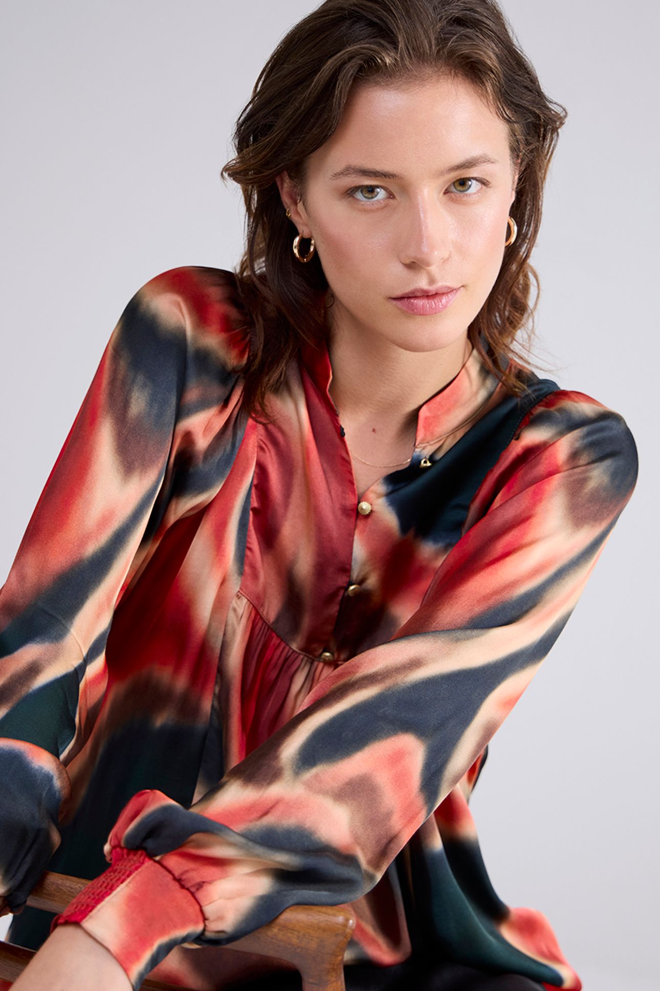 TOP BLURY PRINT MULTICOLOUR 3