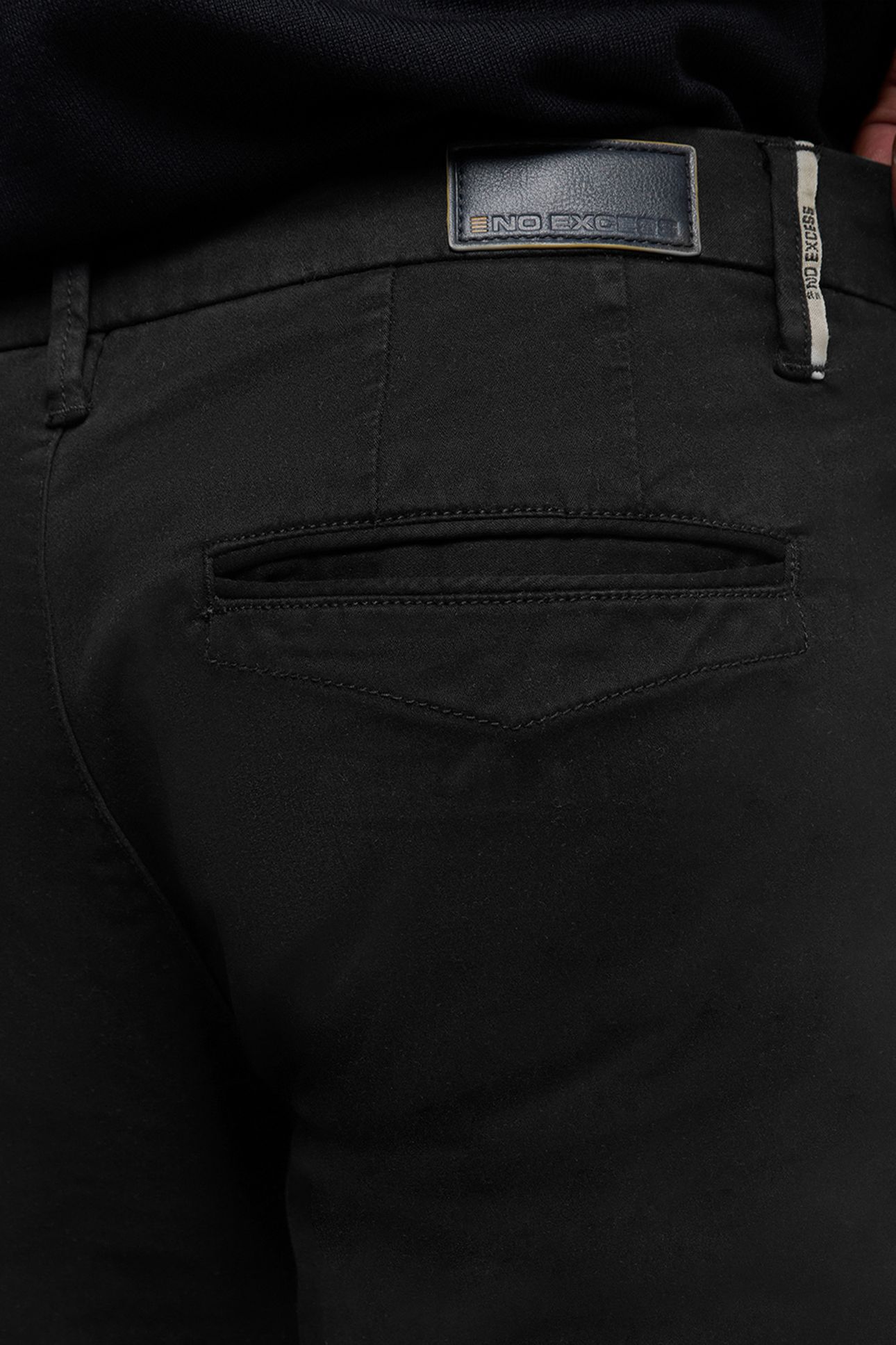 PANTS STRETCH GARMENT DYED BLACK 6