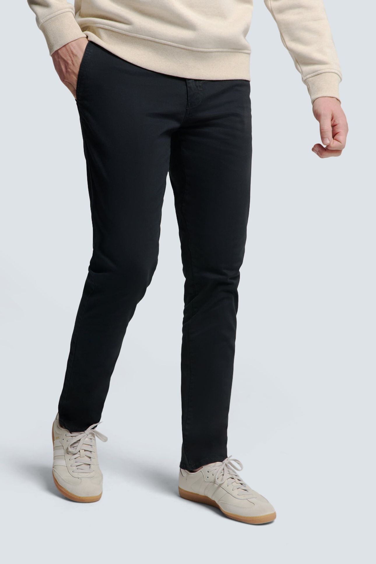 PANTS STRETCH GARMENT DYED NIGHT 1