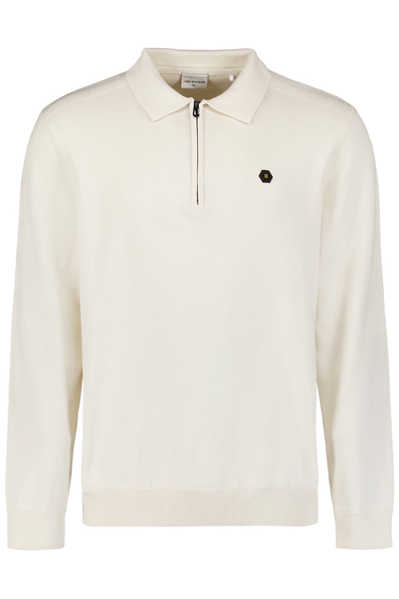 PULLOVER POLO HALF ZIPPER SOLID KNIT KIT 1
