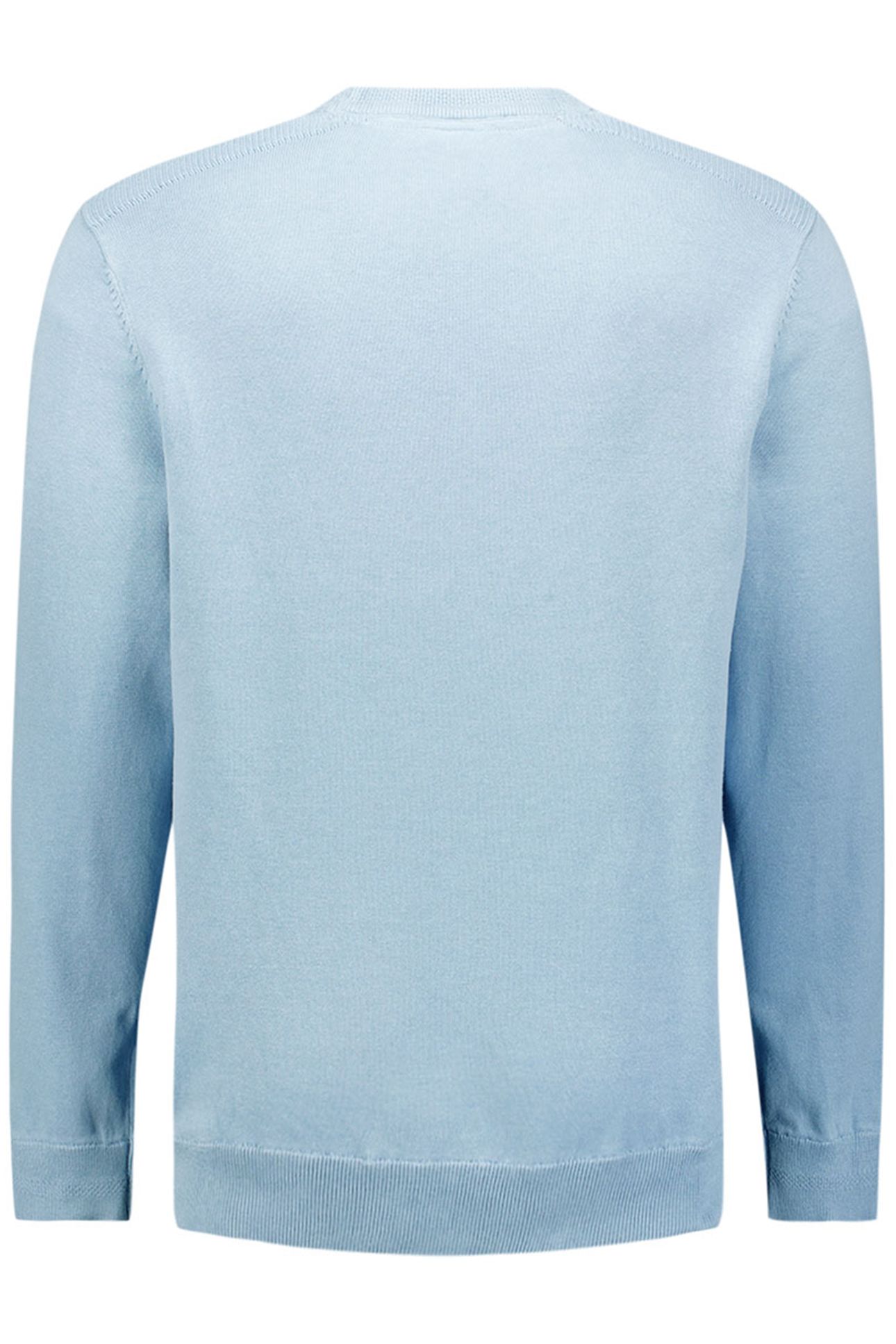 PULLOVER CREWNECK SOLID KNIT DUSTY BLUE 2