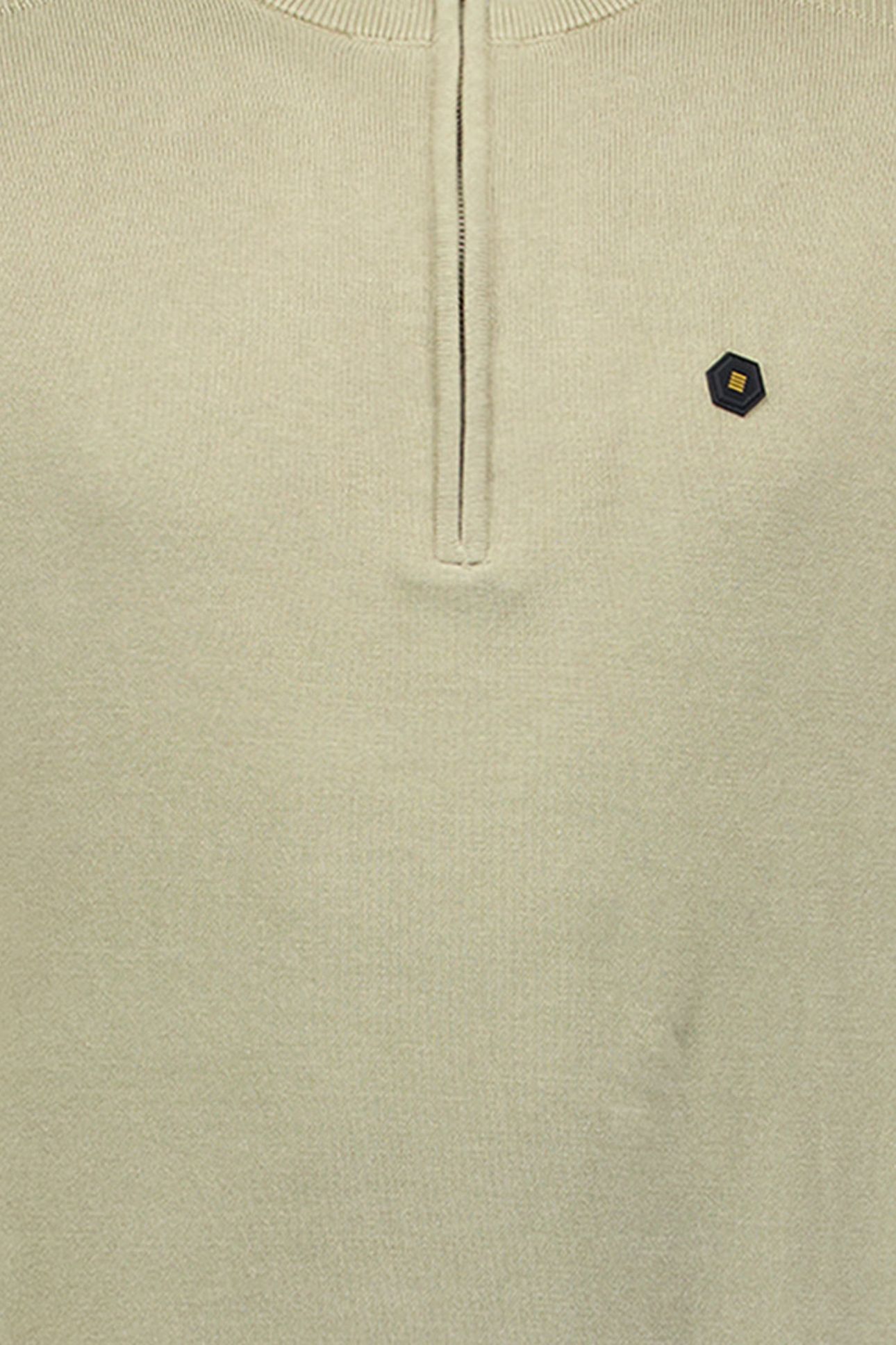 PULLOVER HALF ZIPPER SOLID KNIT SMOKE 3