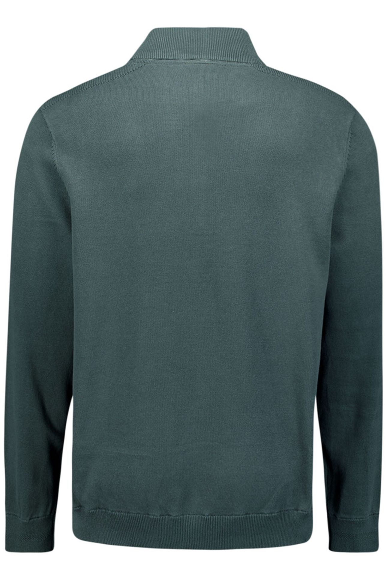 PULLOVER HALF ZIPPER SOLID KNIT DARK STEEL 2
