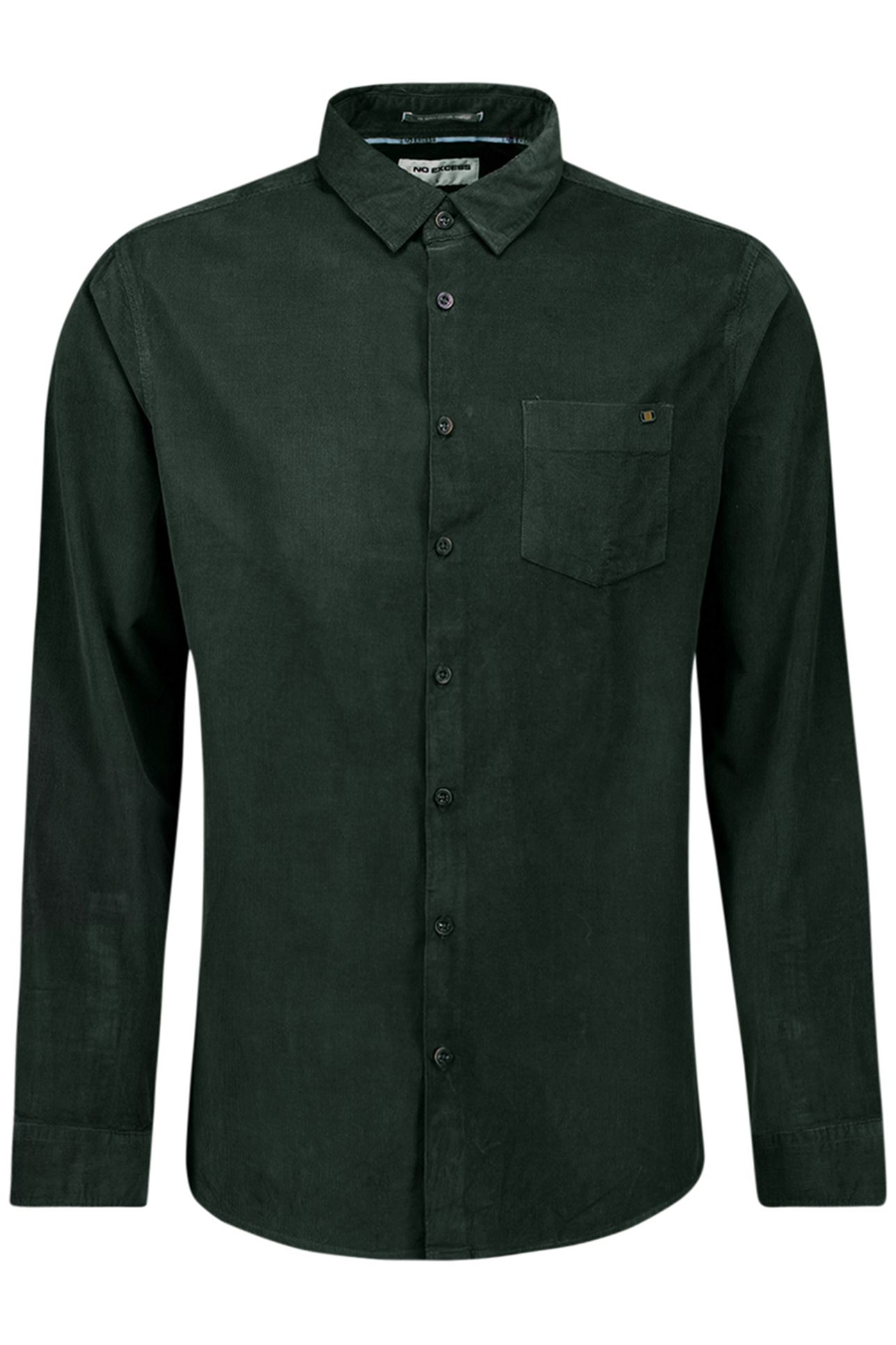 SHIRT CORDUROY SOLID DARK STEEL 1