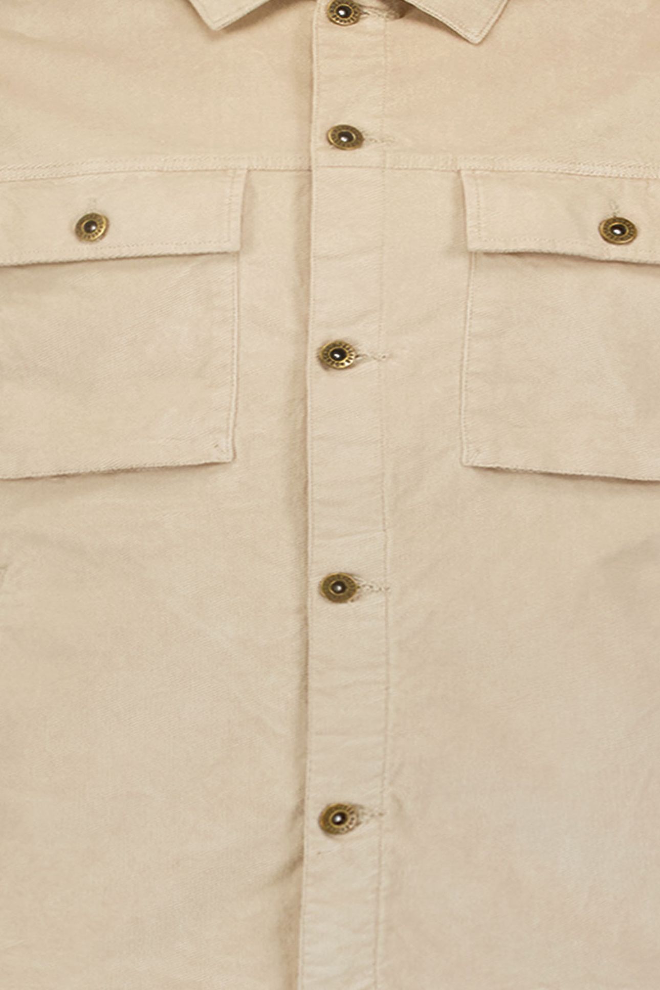 OVERSHIRT BUTTON CLOSURE FINE CORDUROY STRETCH CEMENT 3