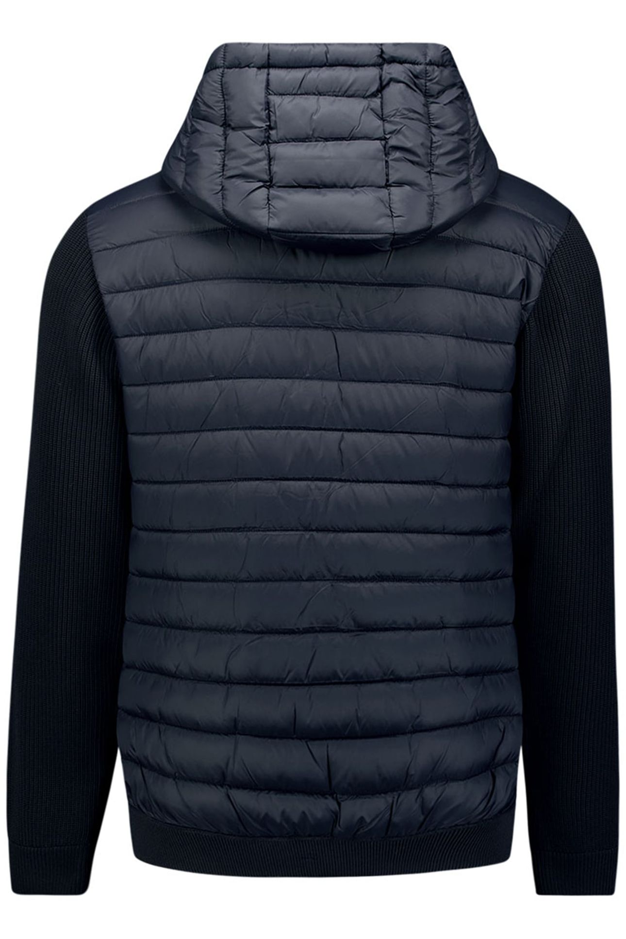 JACKET HOODED PADDED MIX WITH KNIT NIGHT 2