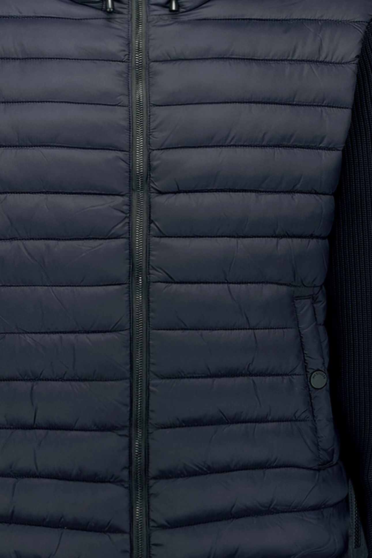 JACKET HOODED PADDED MIX WITH KNIT NIGHT 3