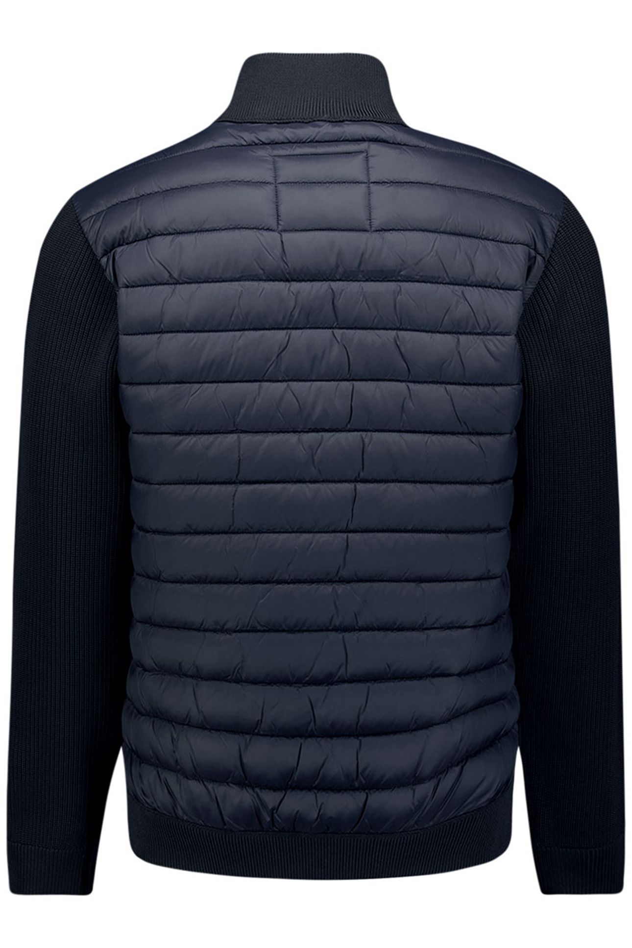 JACKET STAND UP COLLAR PADDED MIX WITH KNIT NIGHT 2
