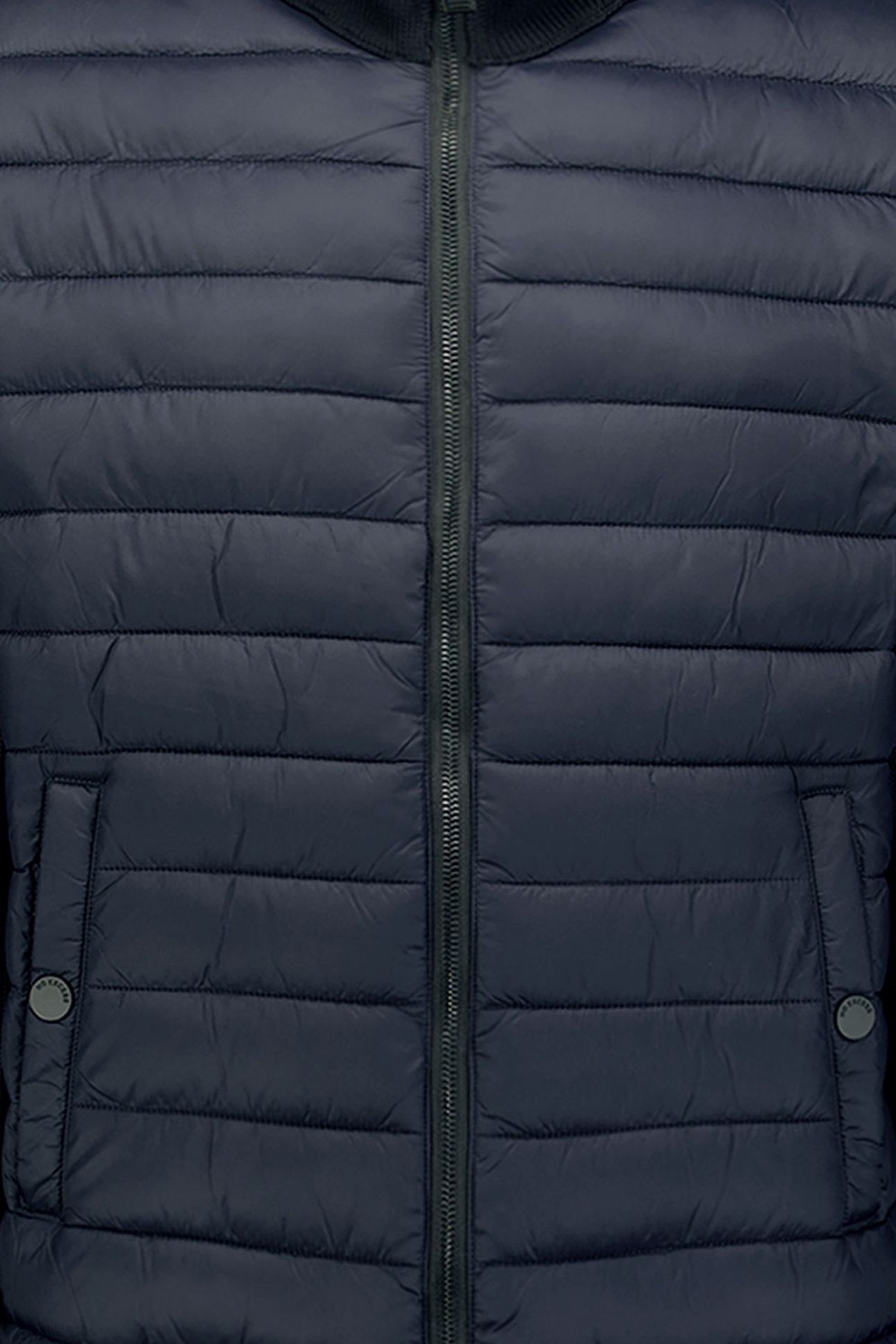 JACKET STAND UP COLLAR PADDED MIX WITH KNIT NIGHT 3