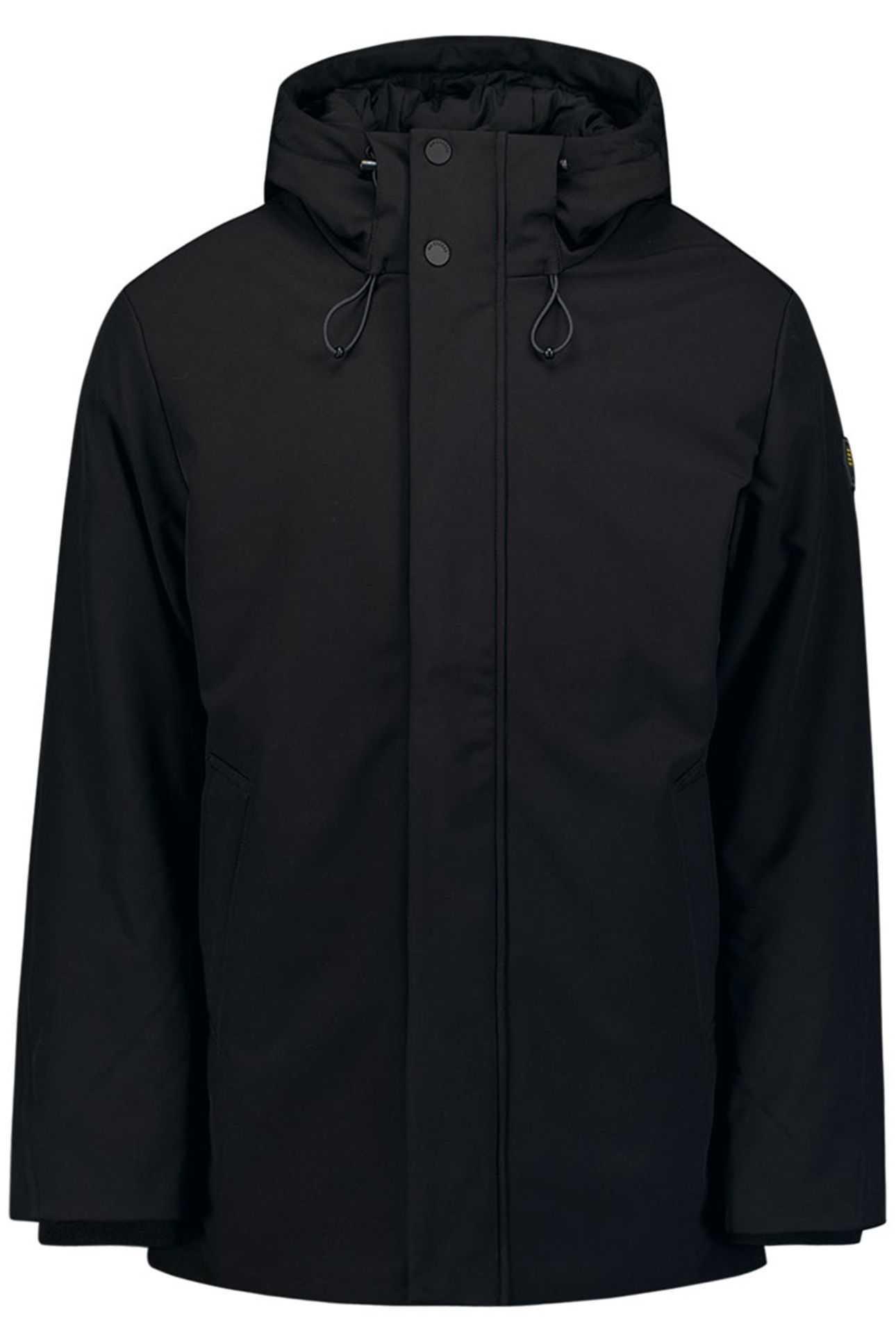 JACKET PARKA HOODED SOFT SHELL BLACK 1