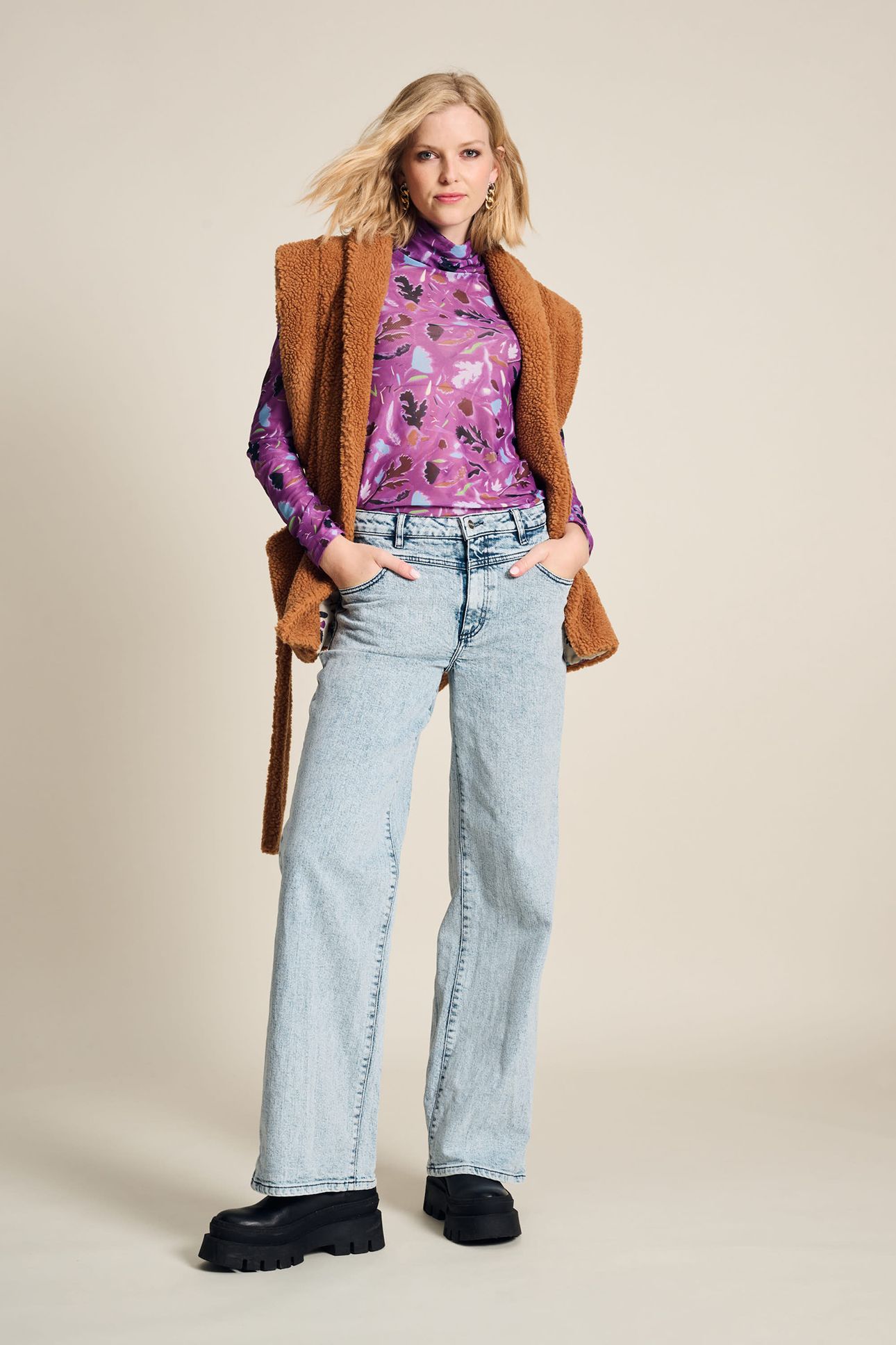 GILET - TEDDY SUGAR BROWN 4