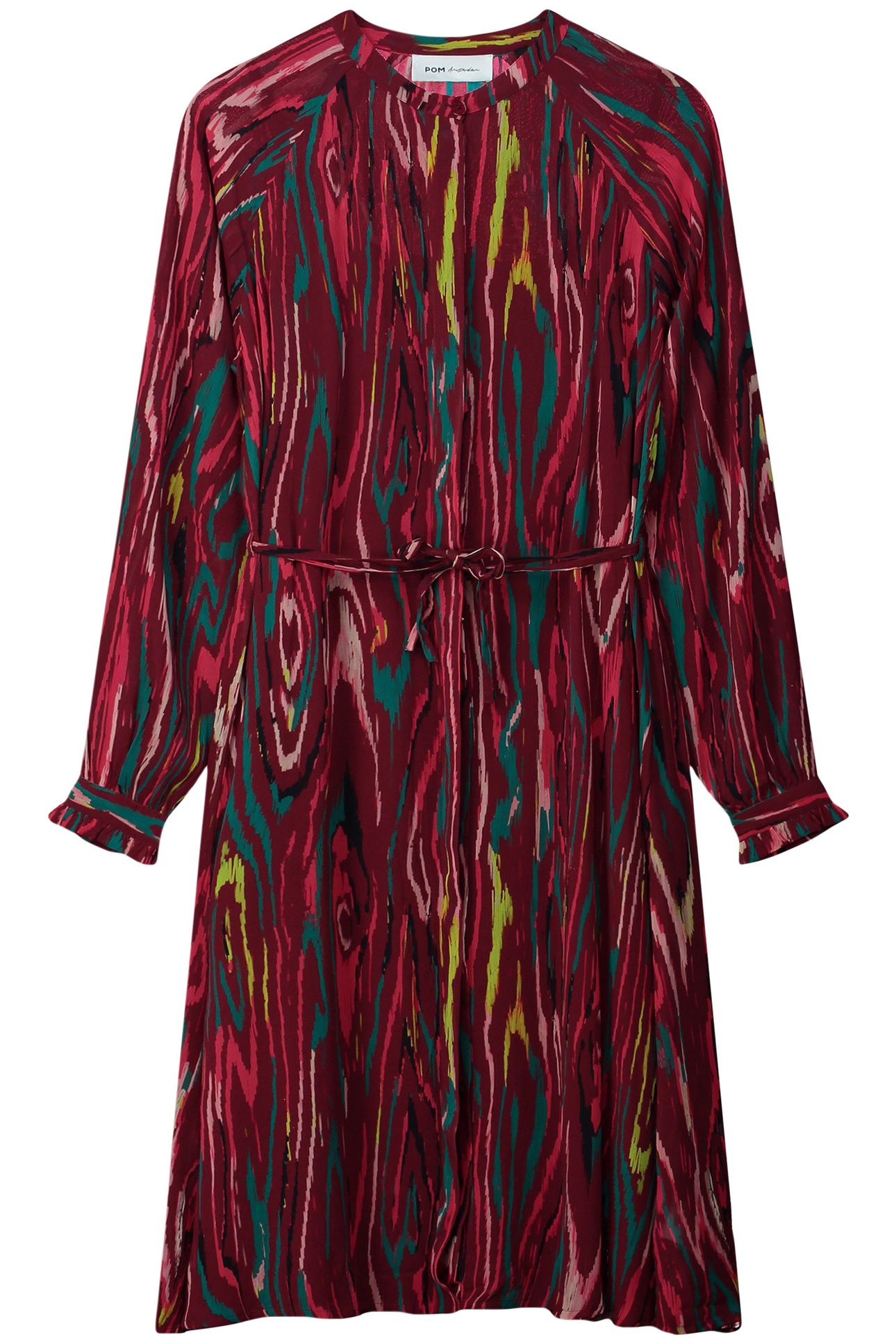 DRESS - WOODY BURGUNDY RED 3