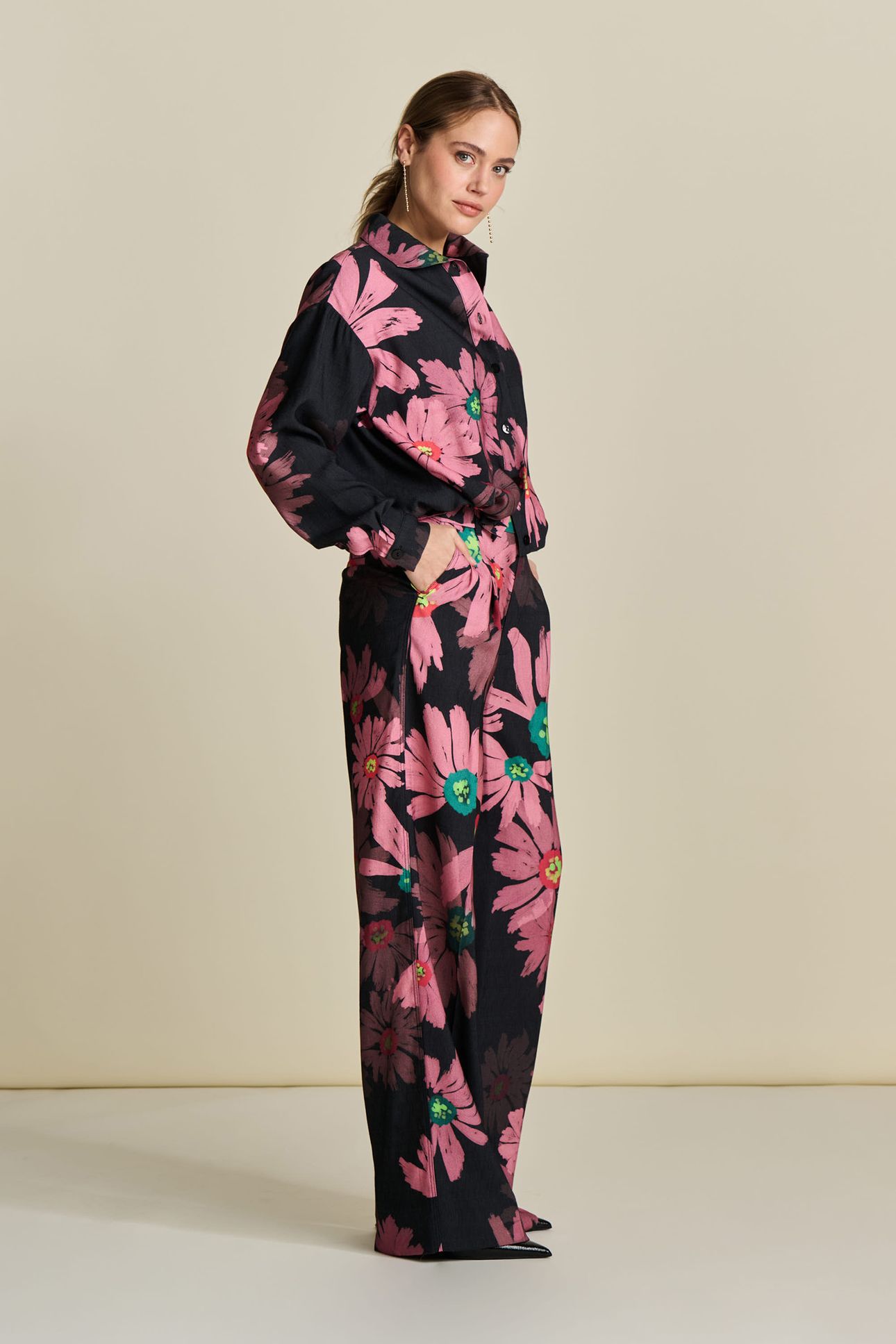 PANTS - BIG BLOOMING PINK 7